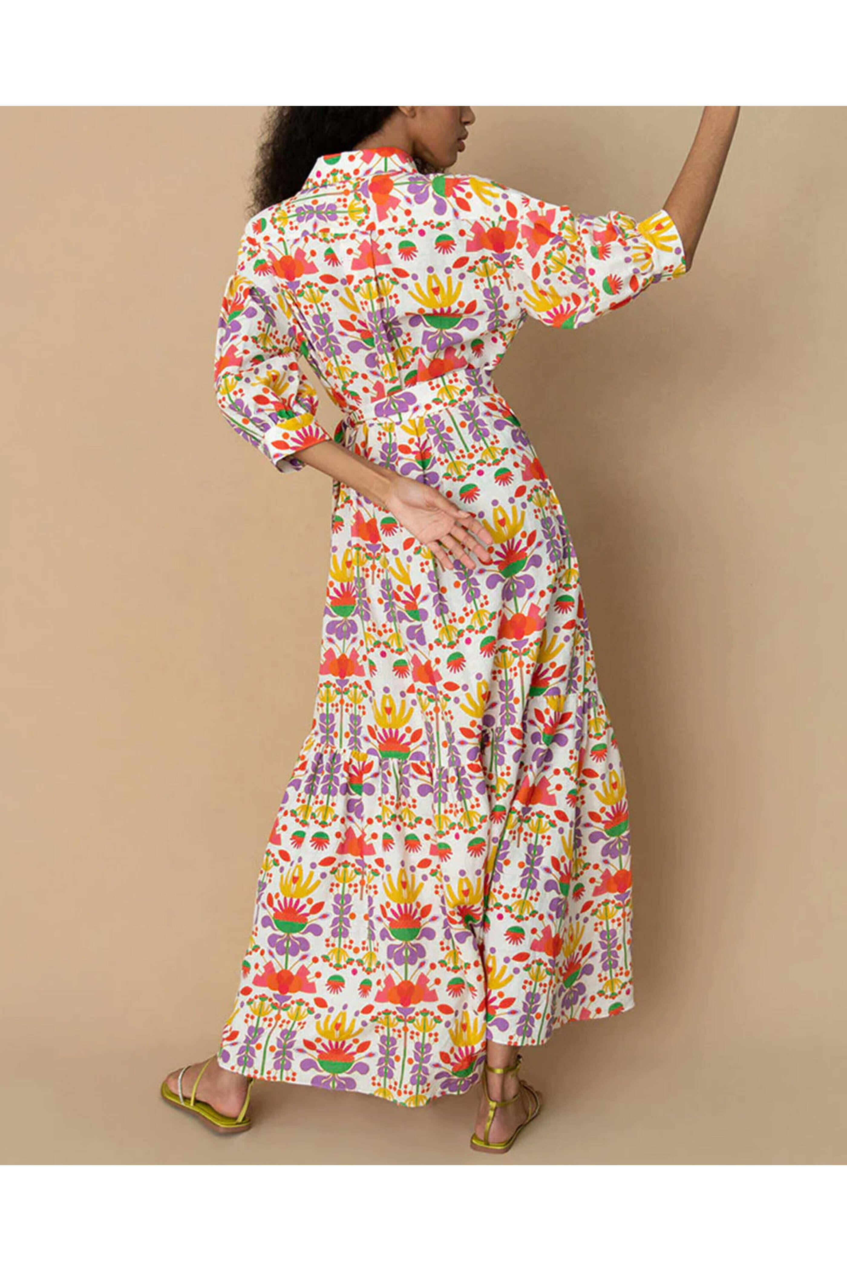 Borgo De Nor - Avatar White Button Down Bianca Dress