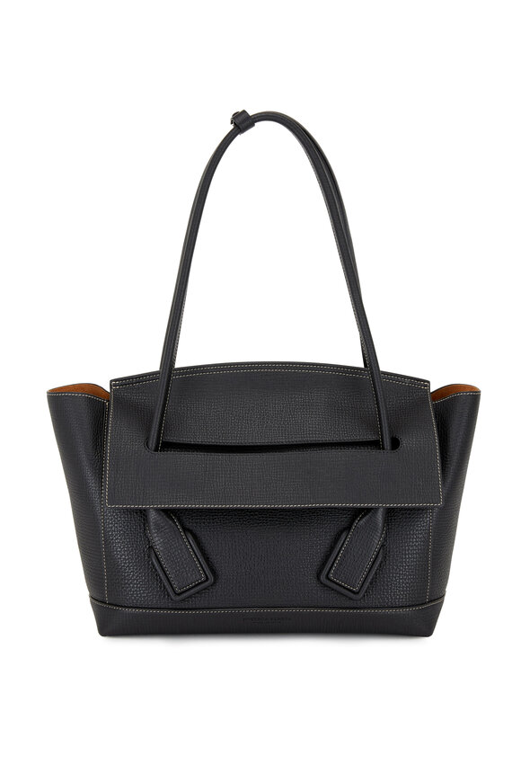 Bottega Veneta - The Arco 33 Black Medium Top Handle Bag