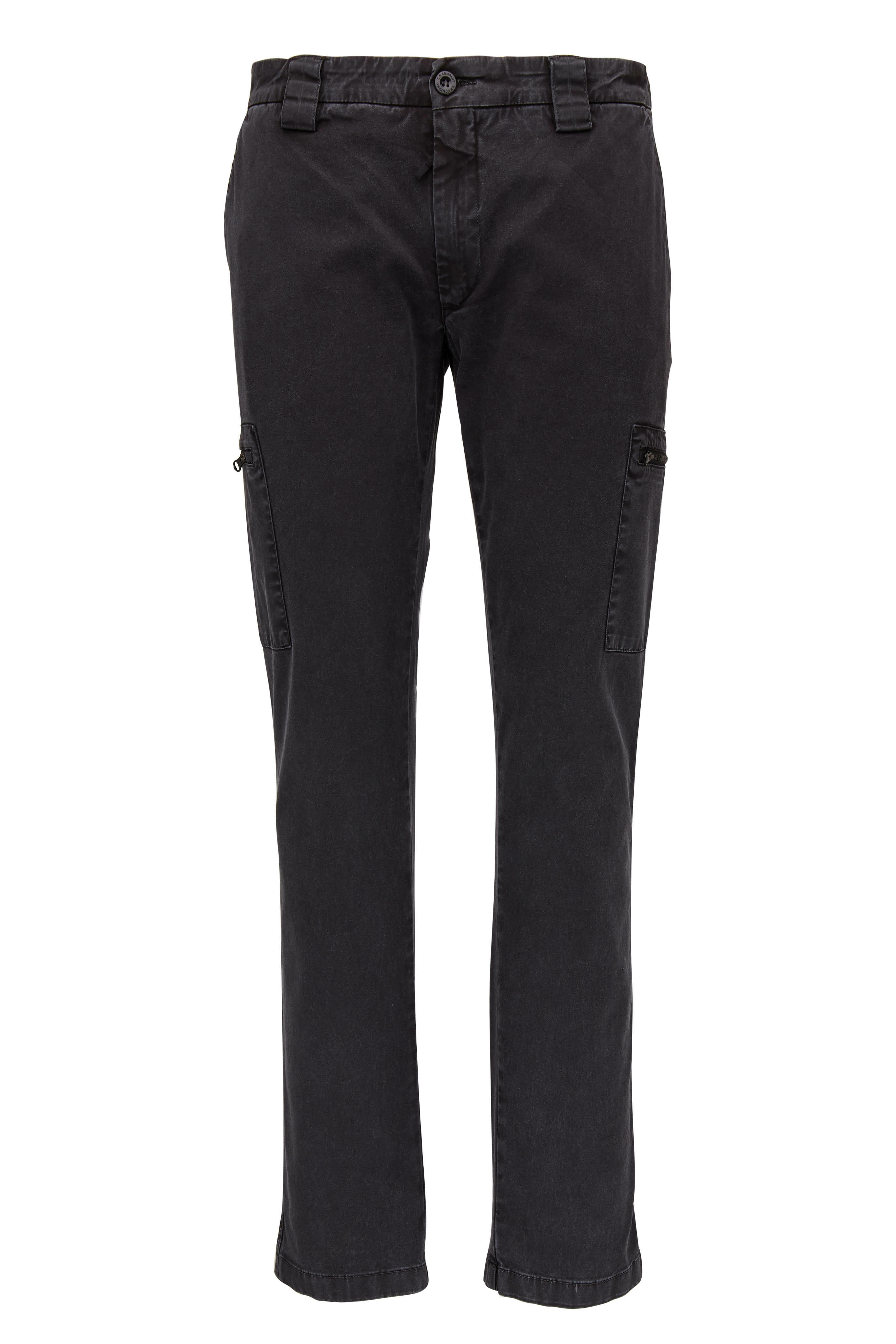CP Company - Faded Black Stretch Gabardine Cargo Pant