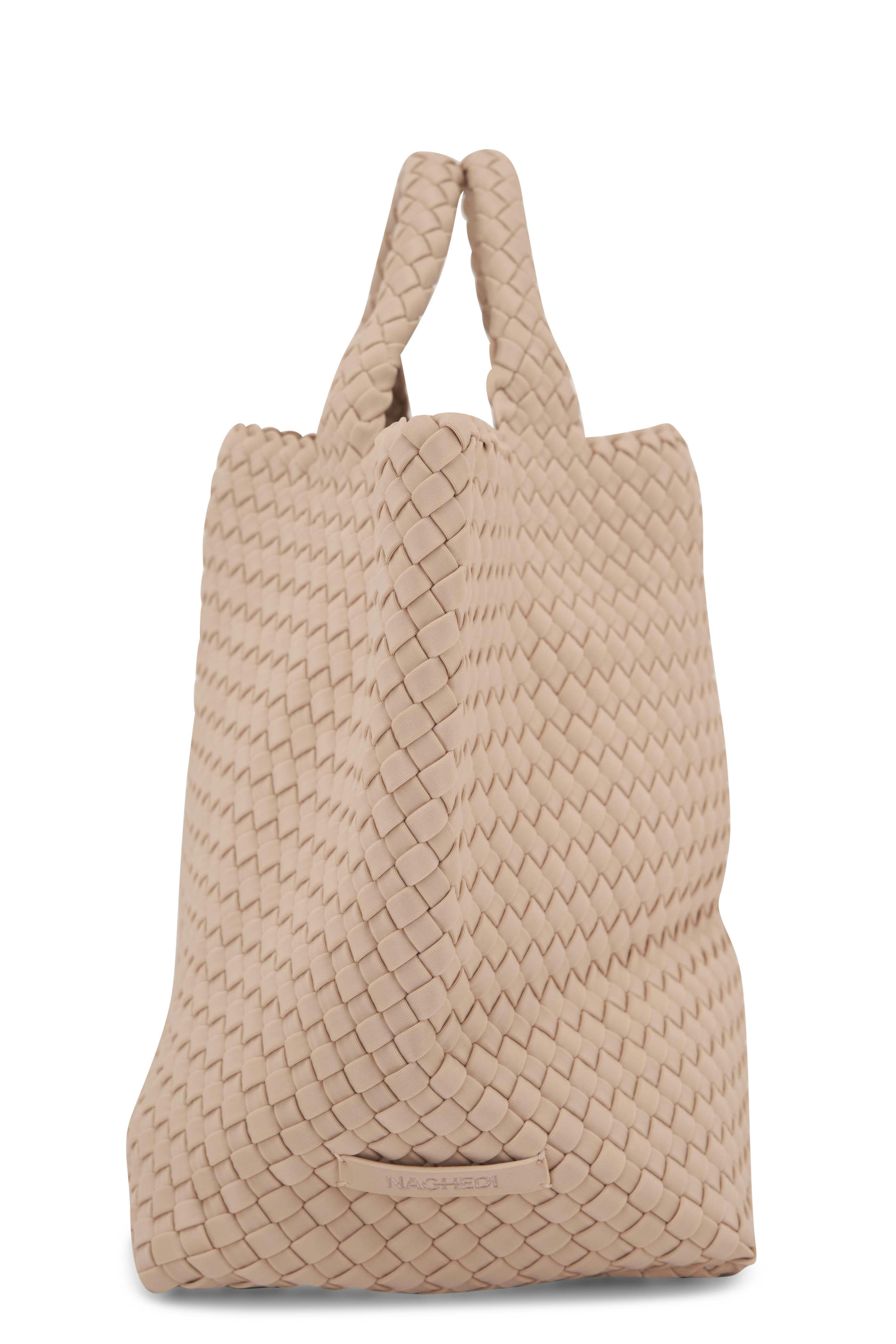 St. Barths Medium Ecru Woven Handbag