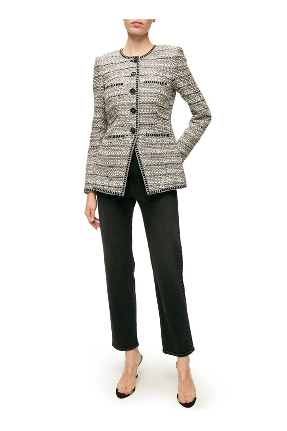 Veronica Beard Alessia Silver Jacket - view 2