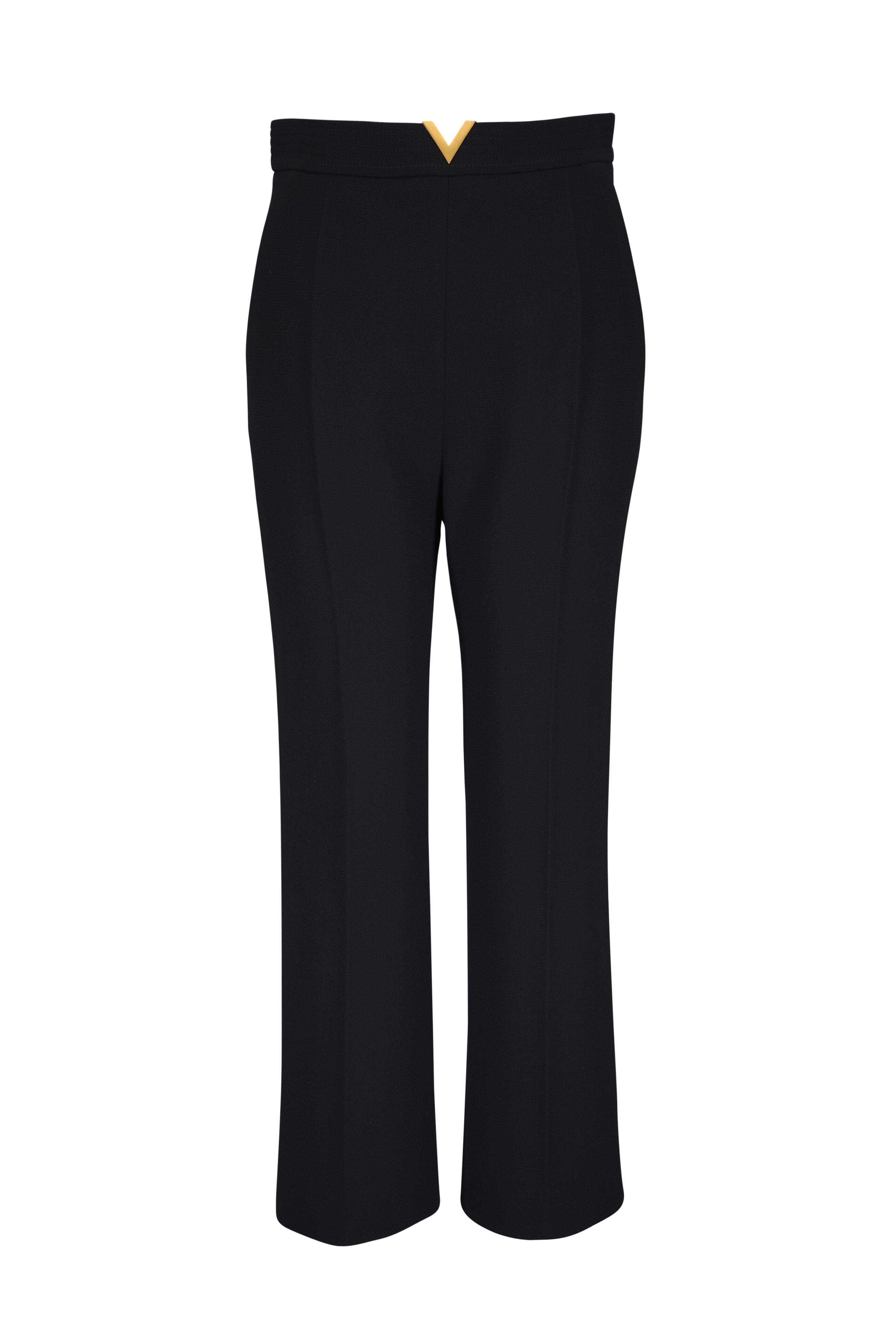 Valentino - Black V-Logo Wool Pant