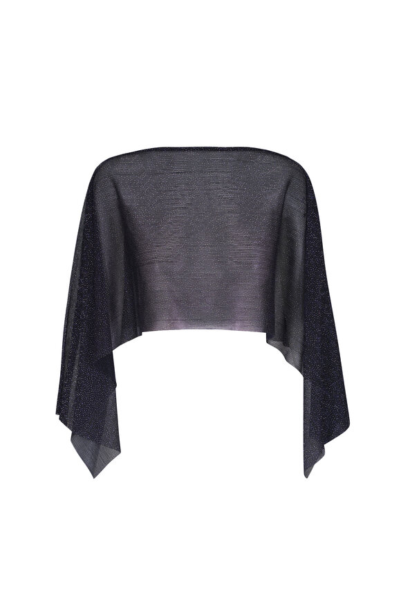 Talbot Runhof Lucy In The Sky Navy Blue Stole