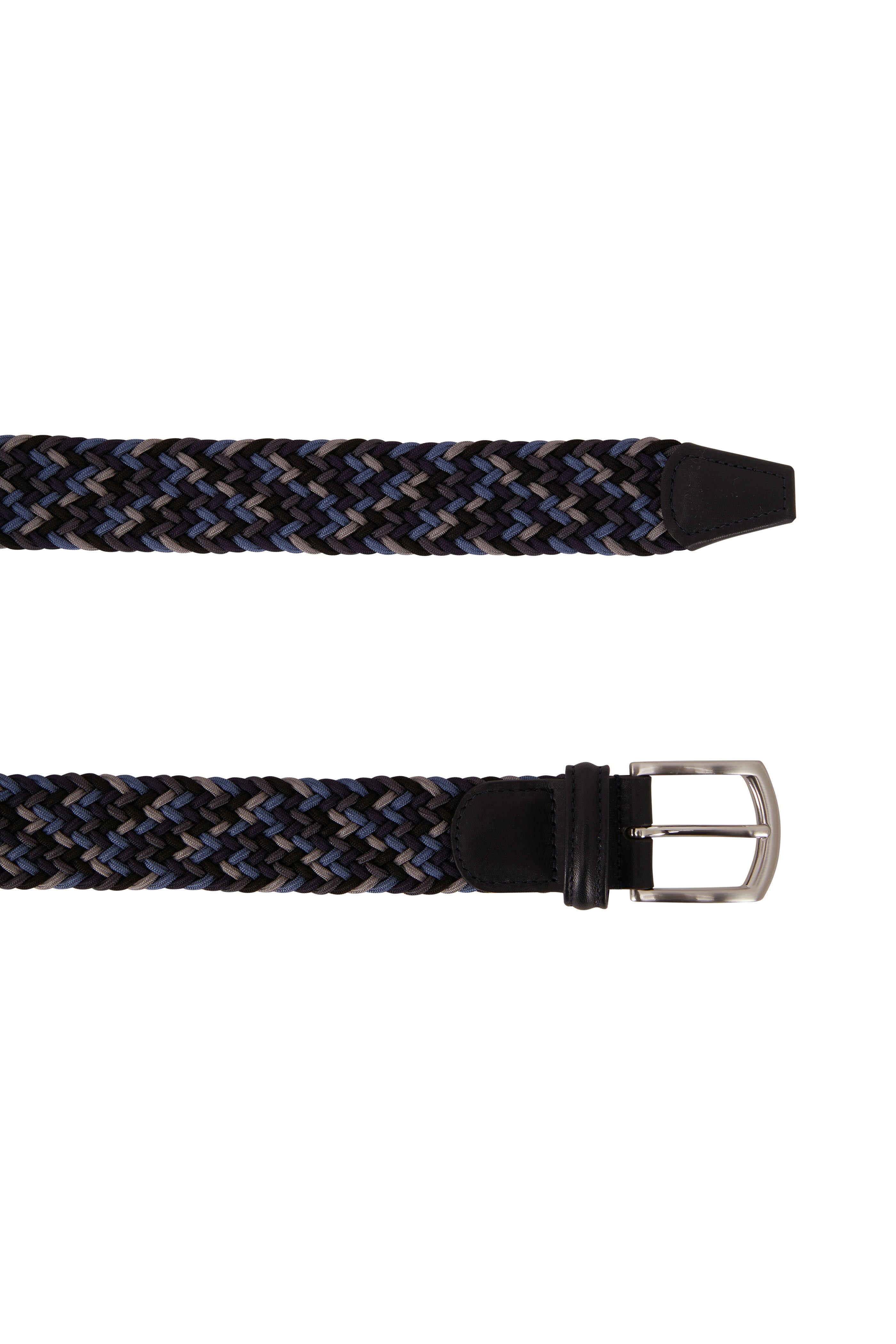 Anderson's Belts Woven Elastic Belt - Khaki