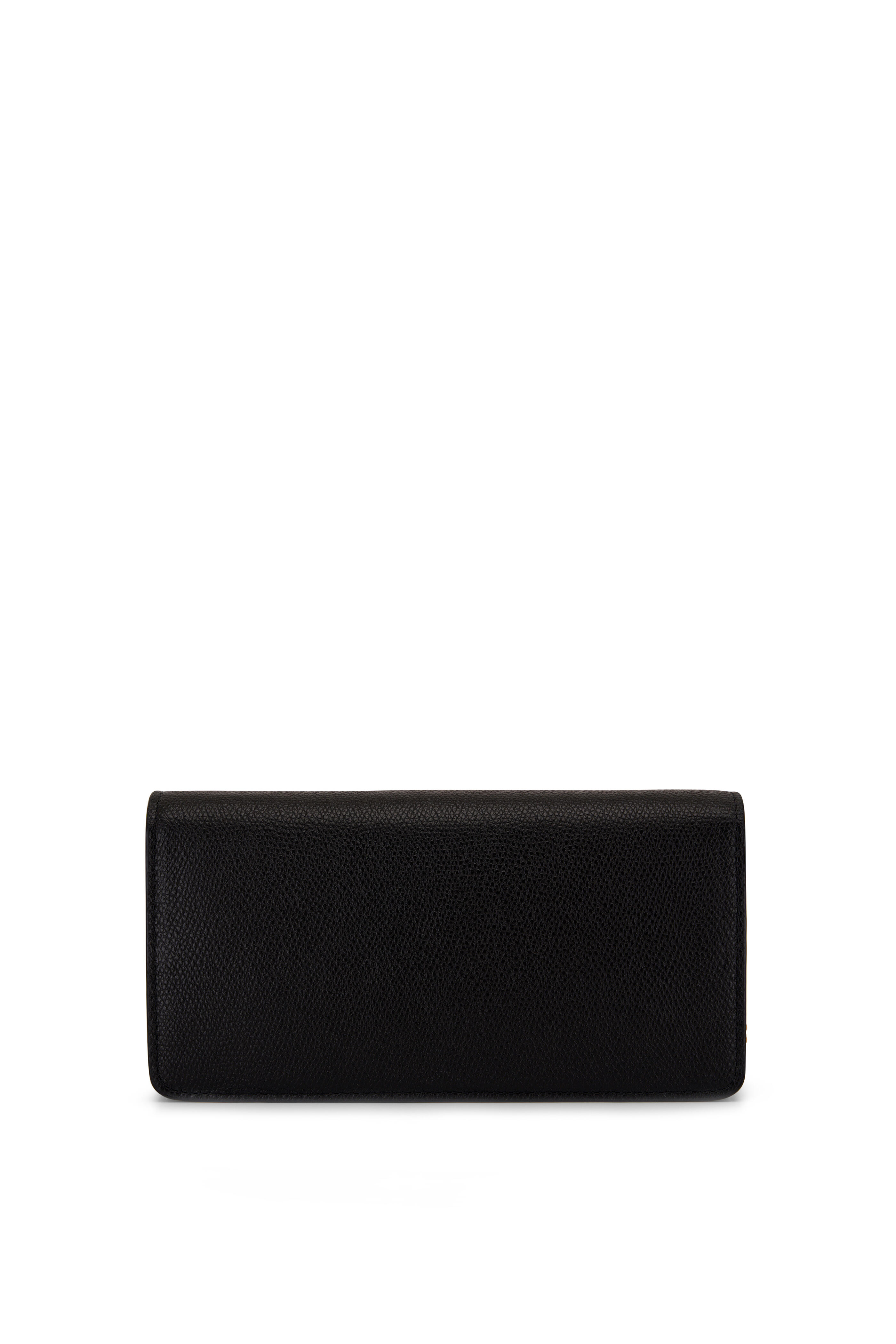 Valentino Garavani VLOGO Flap Leather Wallet on Chain