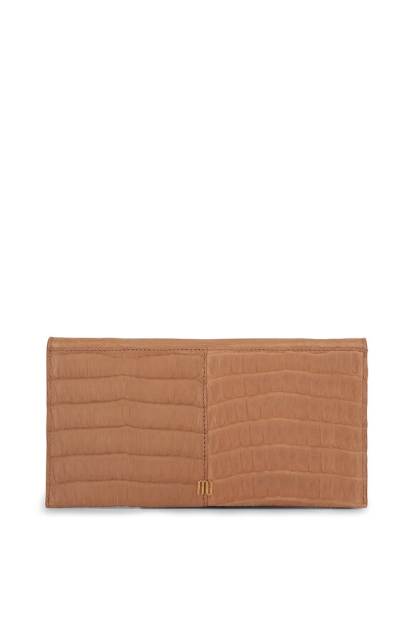 Maria Oliver - Belen Dusty Pink Embossed Chain Clutch 