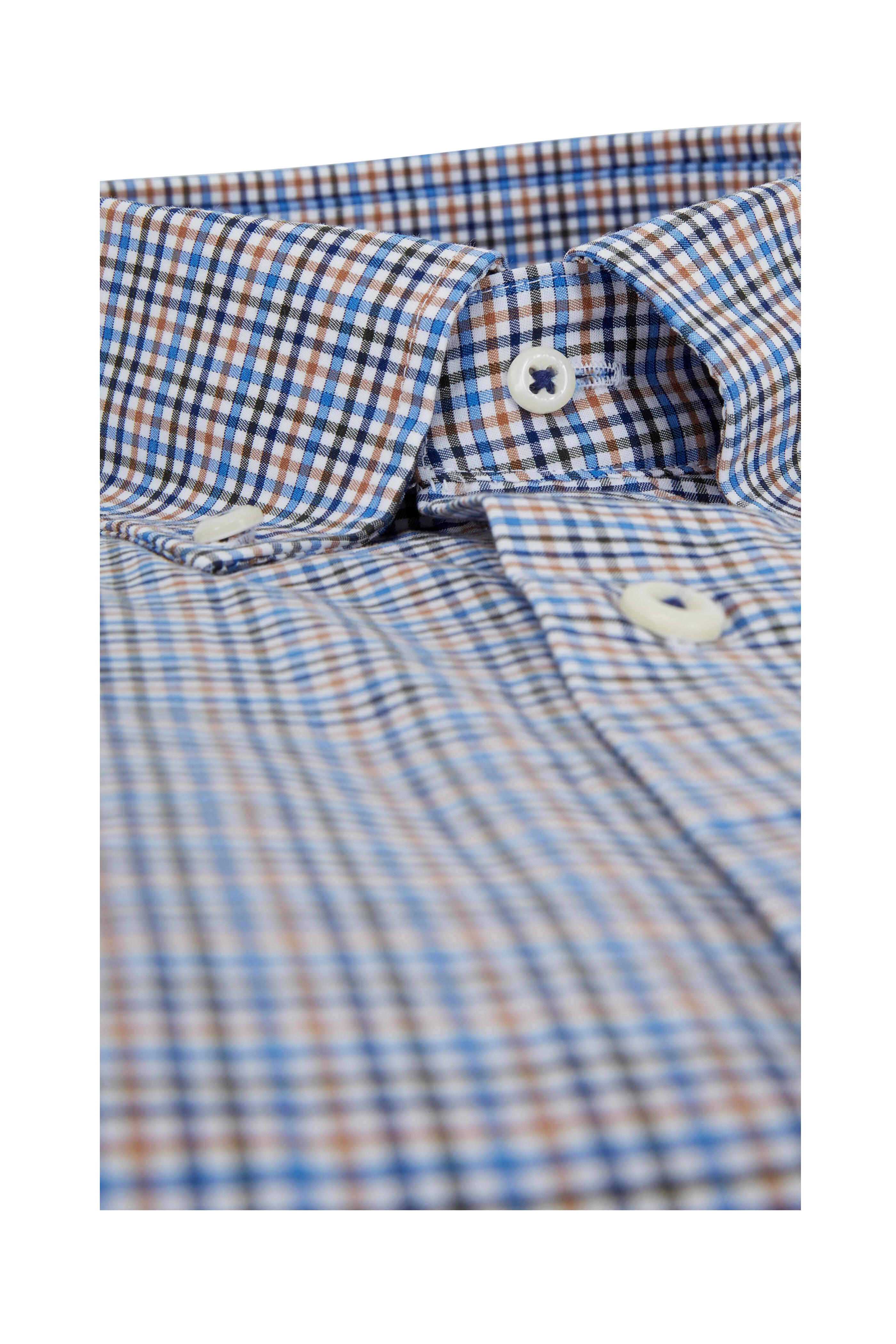 Peter Millar - Anderson Blue Tattersall Sport Shirt