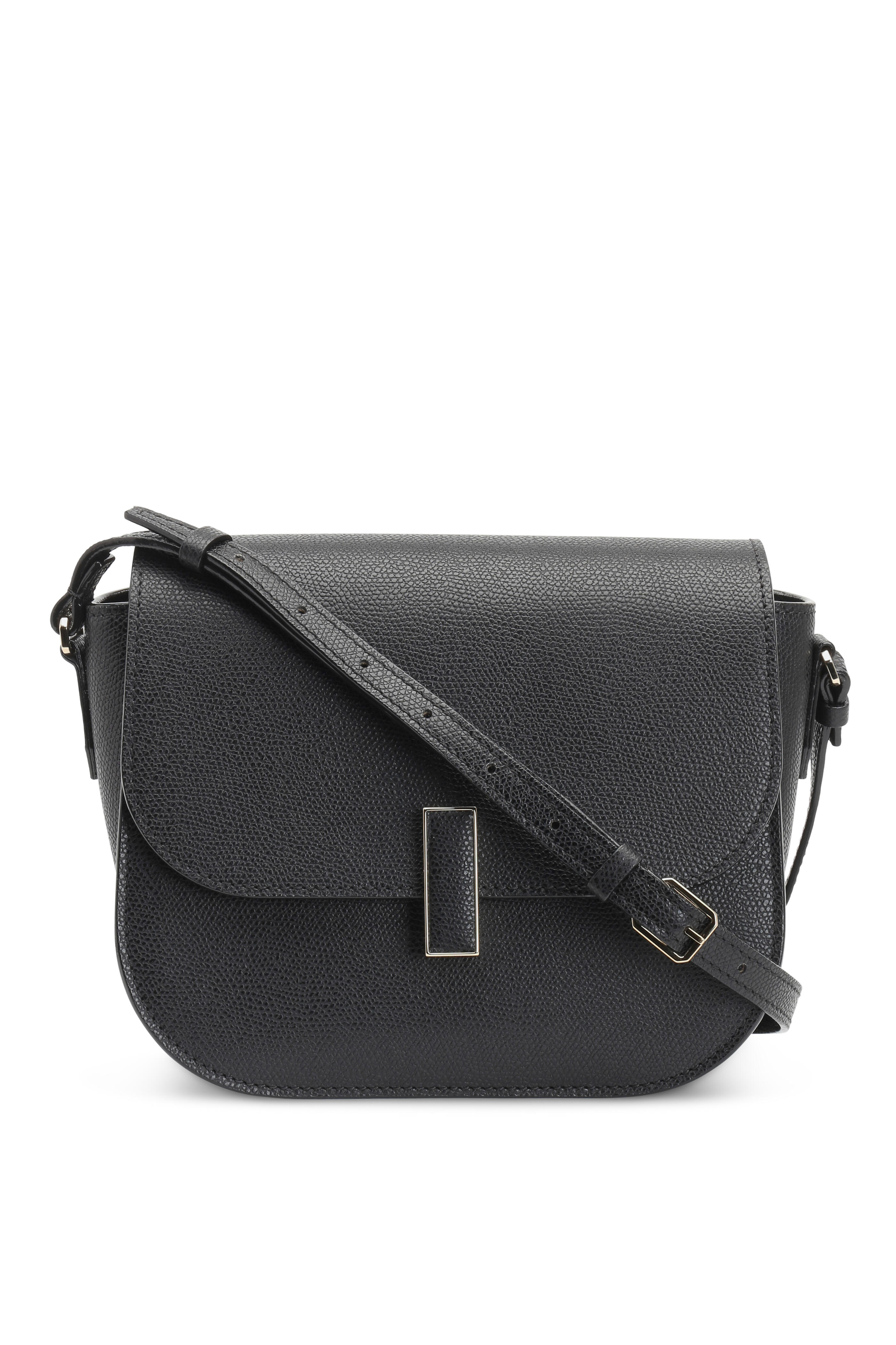 Vimoda Leather black silver two-tone cross body / shoulder small bag