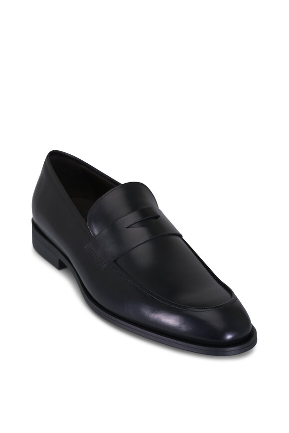 To Boot New York Jagger Black Leather Penny Loafer - view 1