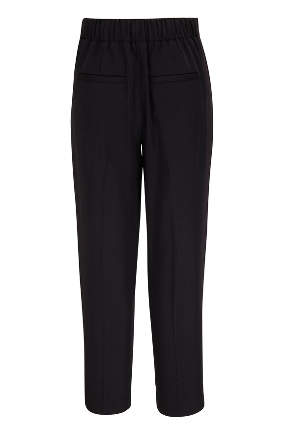 Vince - Black Tapered Crop Pant