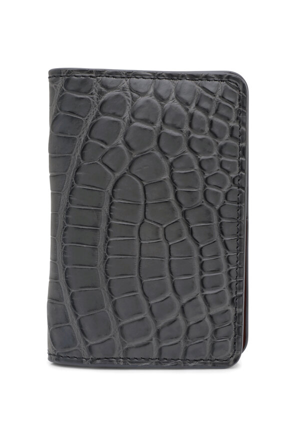 The Luxe Group, Llc Dba L.e.n Sport Passport Wallet in Gray