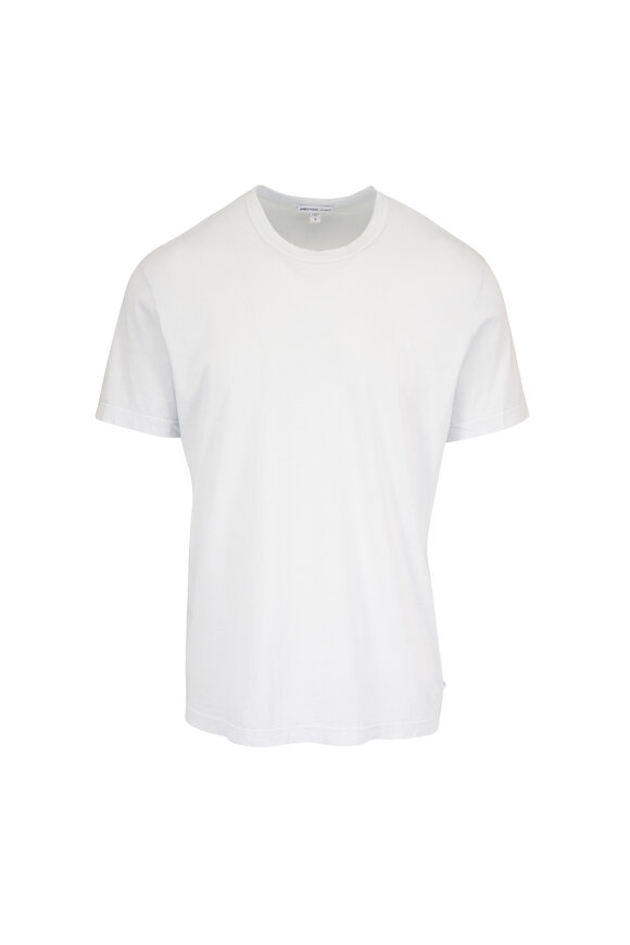James Perse Memory Light Blue Cotton T-Shirt - view 1