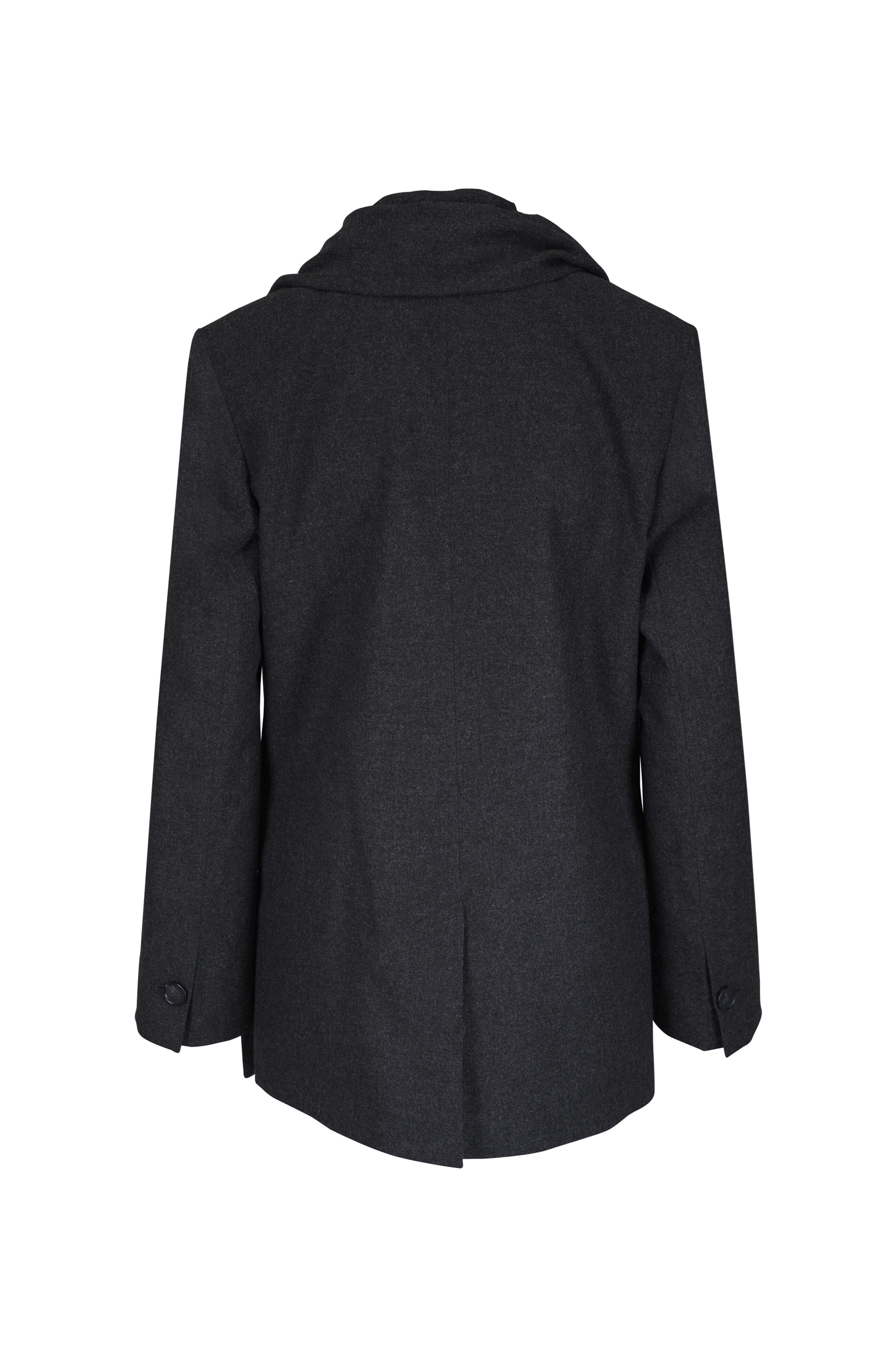 Totême - Charcoal Mélange Scarf Blazer