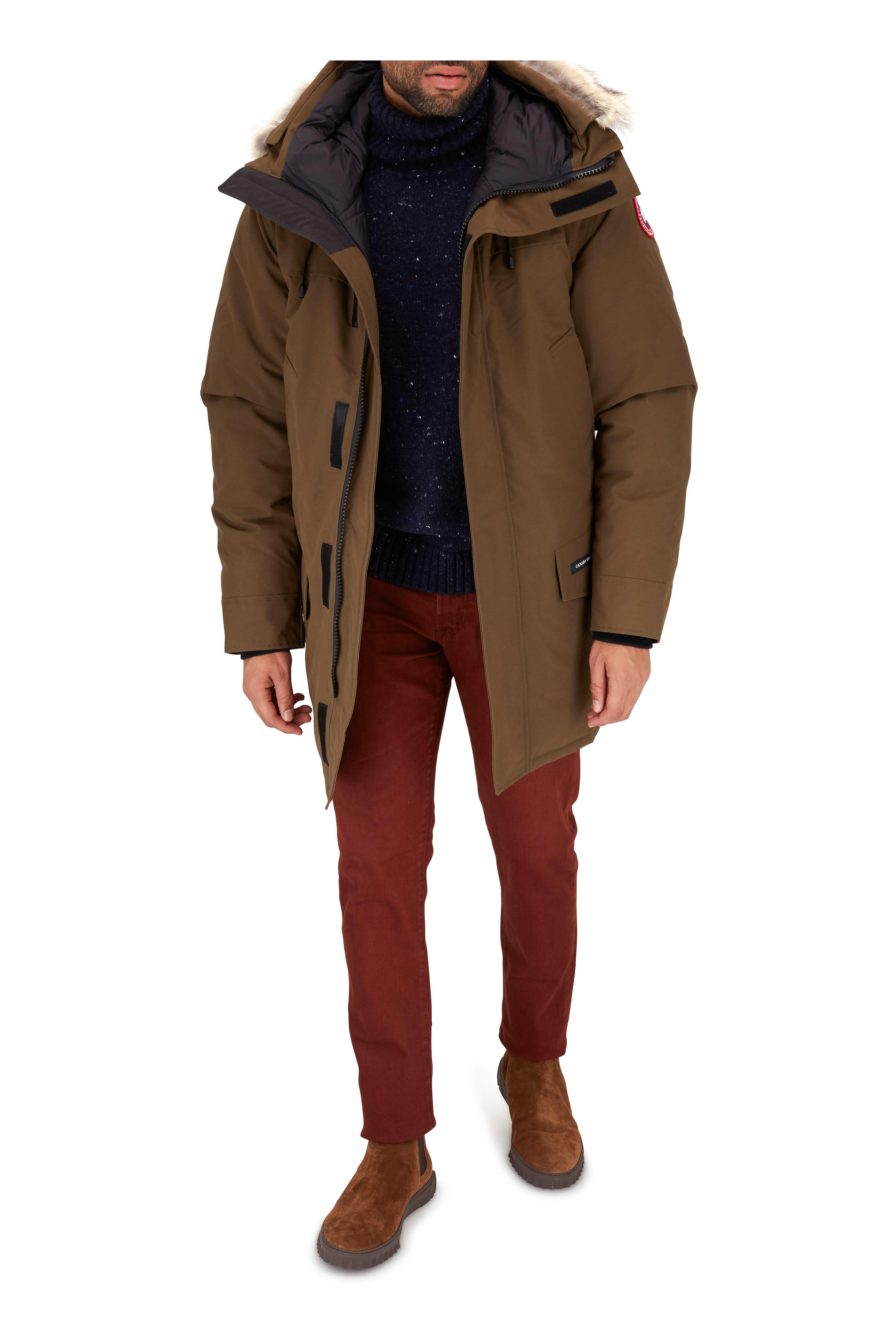 Ferragamo - Talos Brown Sugar Suede Chelsea Boot