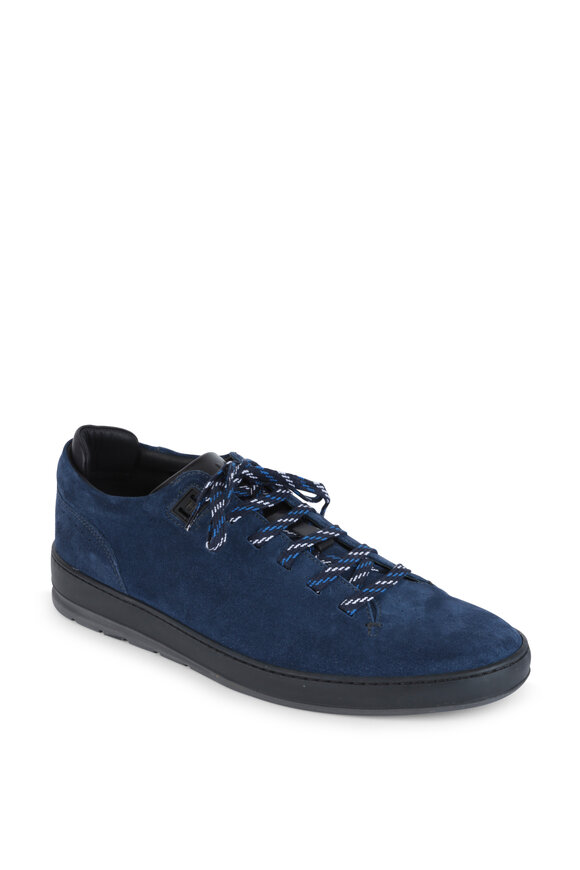 Heschung - Ace Blue Suede Sneaker