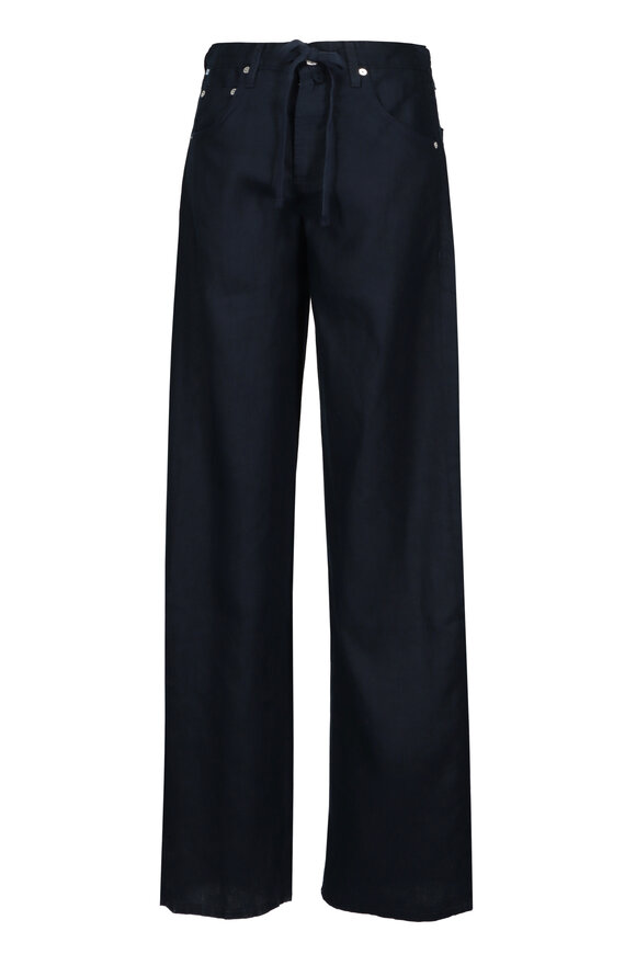 Citizens of Humanity Navy Blue Brynn Drawstring Pant
