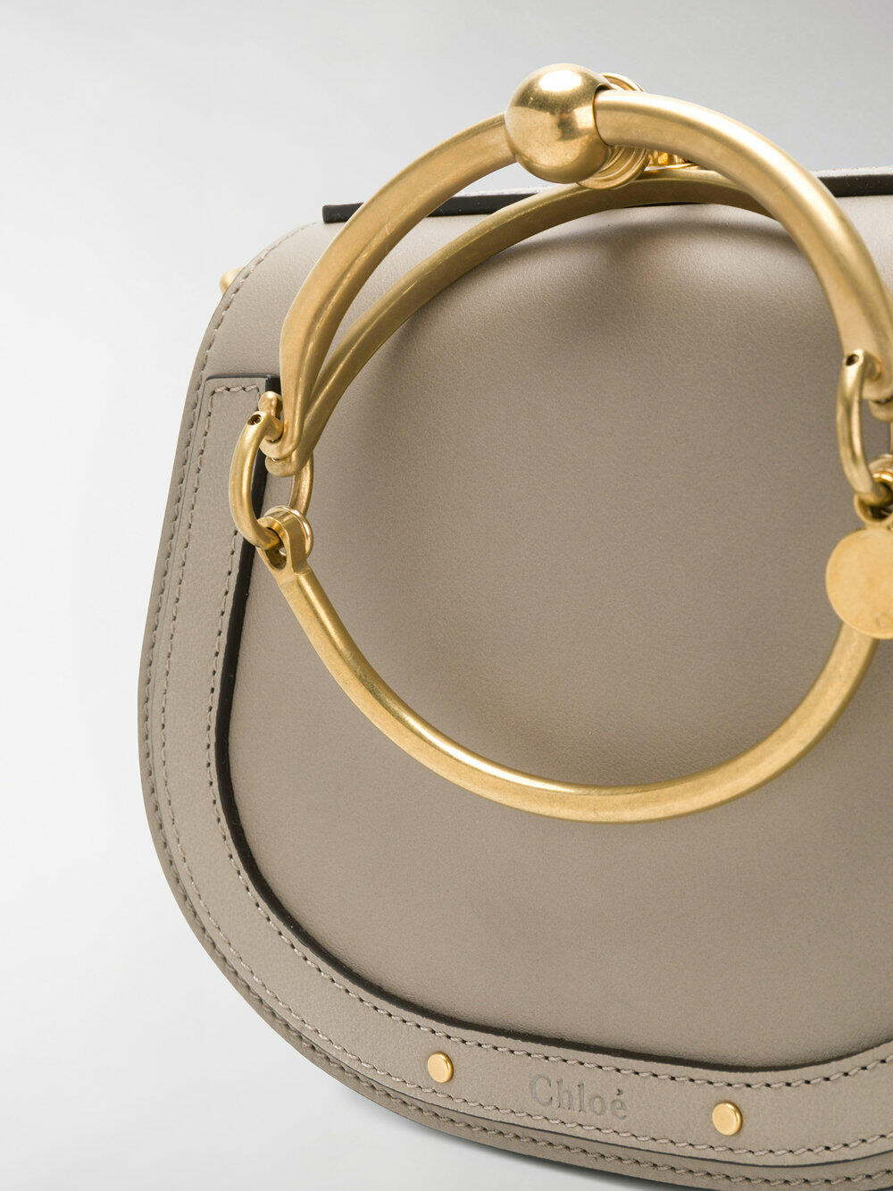 Chloé - Nile Motty Gray Small Bracelet Crossbody