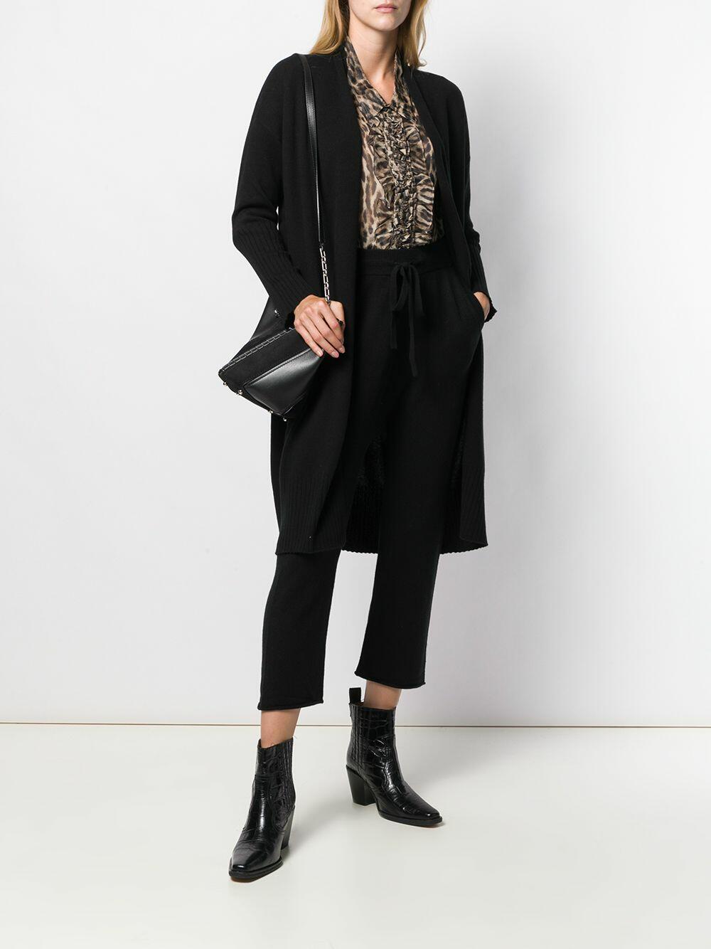 Nili Lotan - Makenna Black Cashmere Long Cardigan