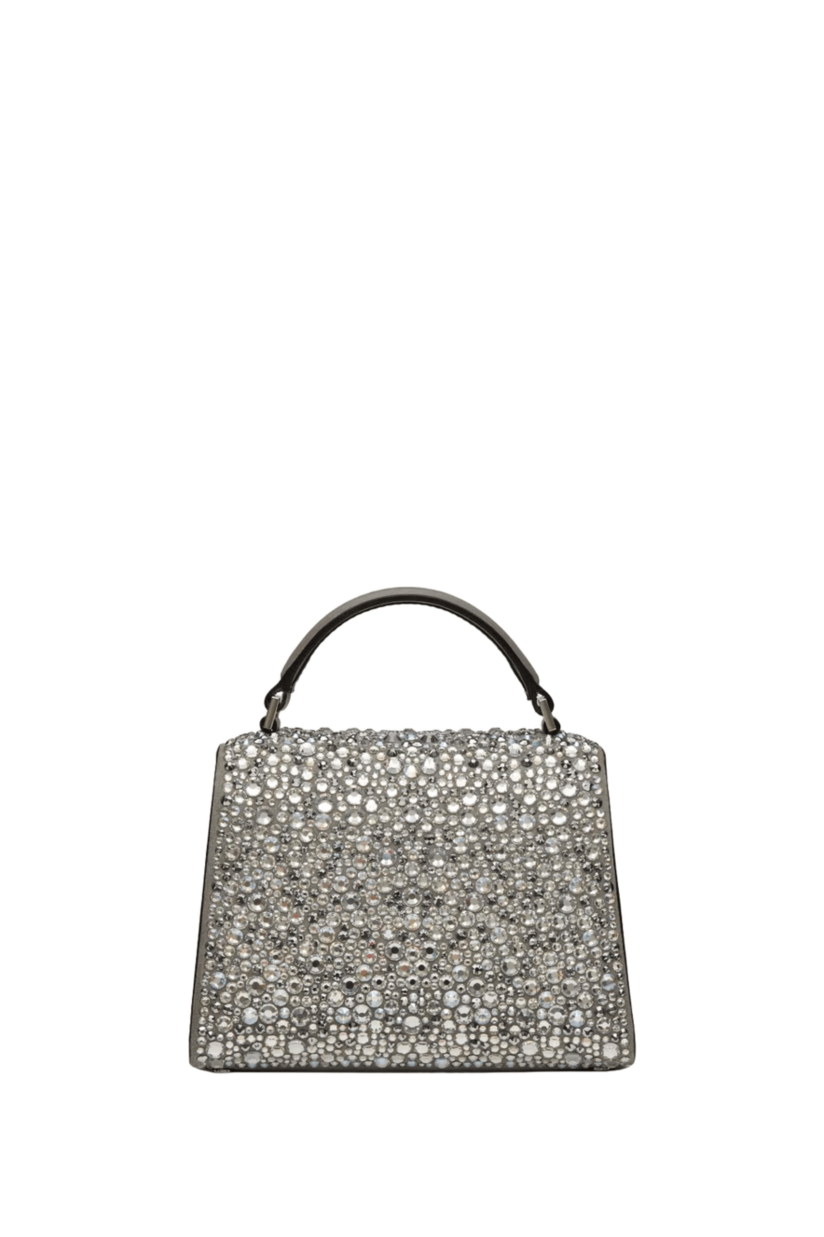 Valentino Garavani - Mini VSling Crystal Top Handle Bag in Moonlight