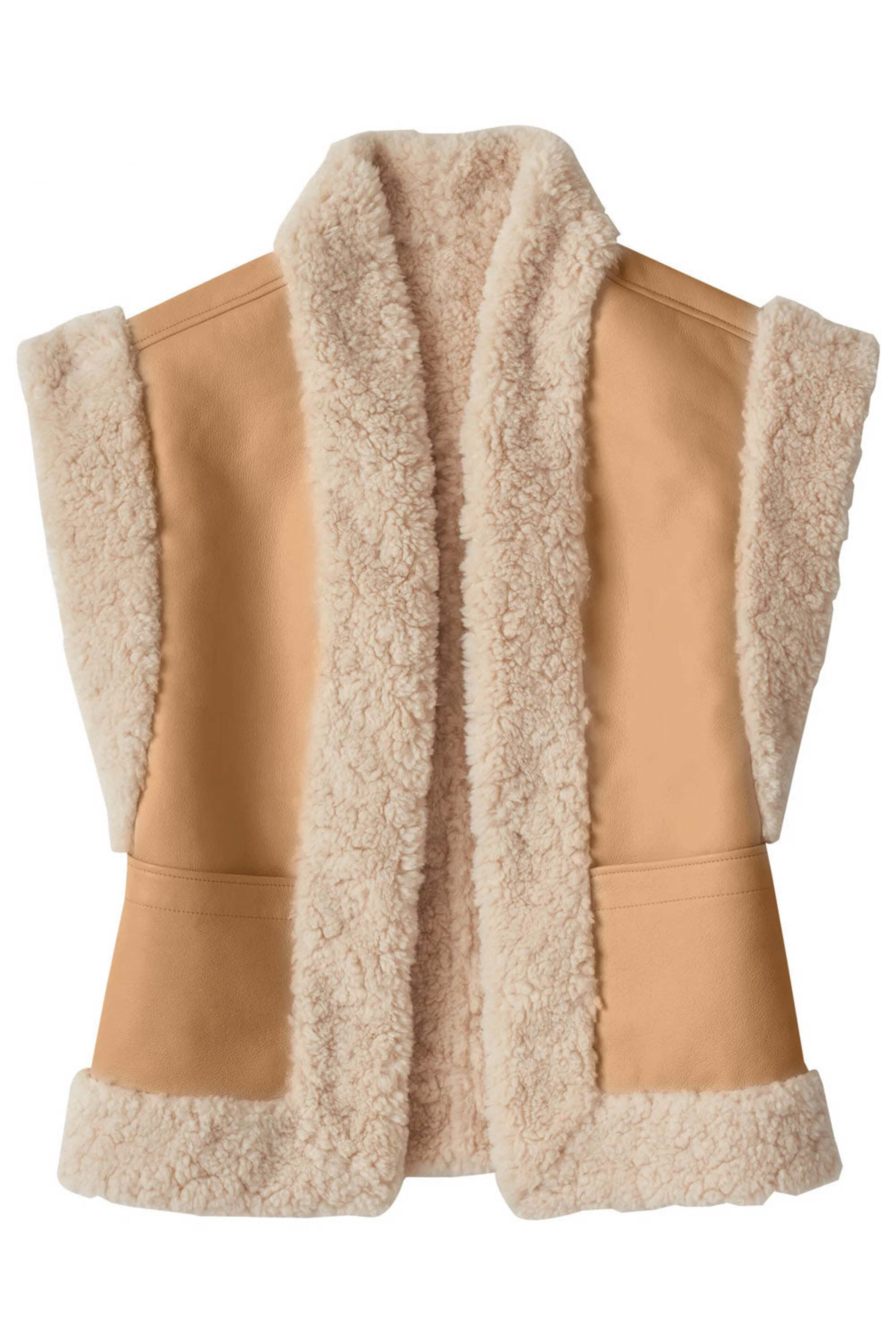 A.L.C. - Pecan Sutton Faux Fur Vest
