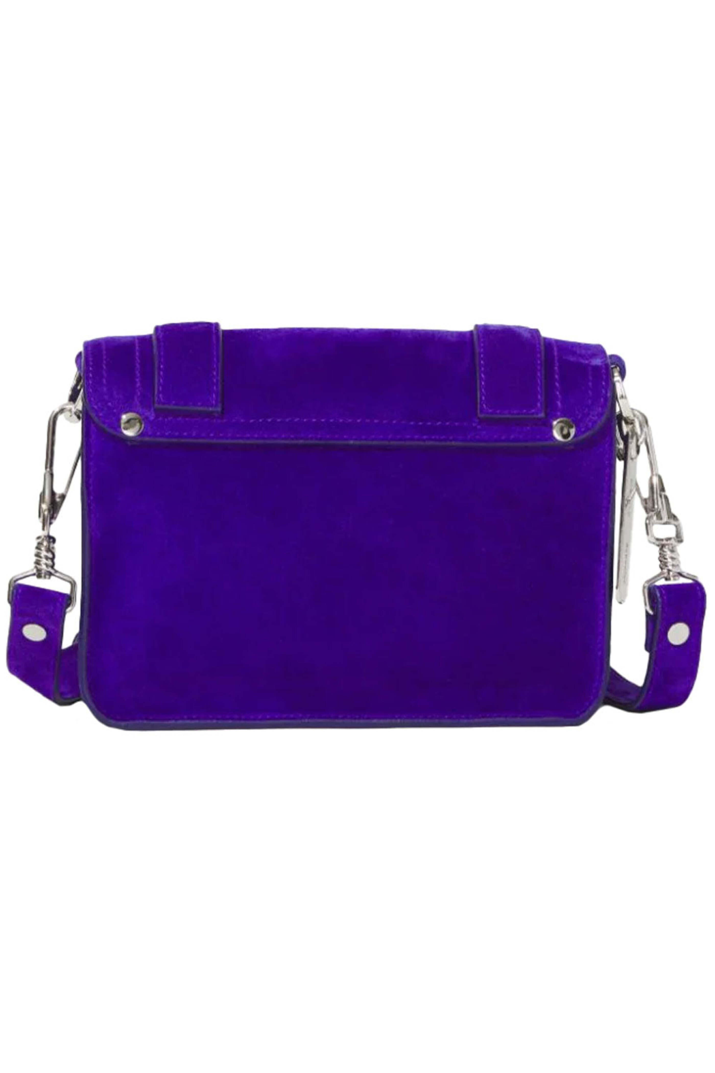 Proenza Schouler - PS1 Mini Crossbody Bag in Dark Indigo Suede