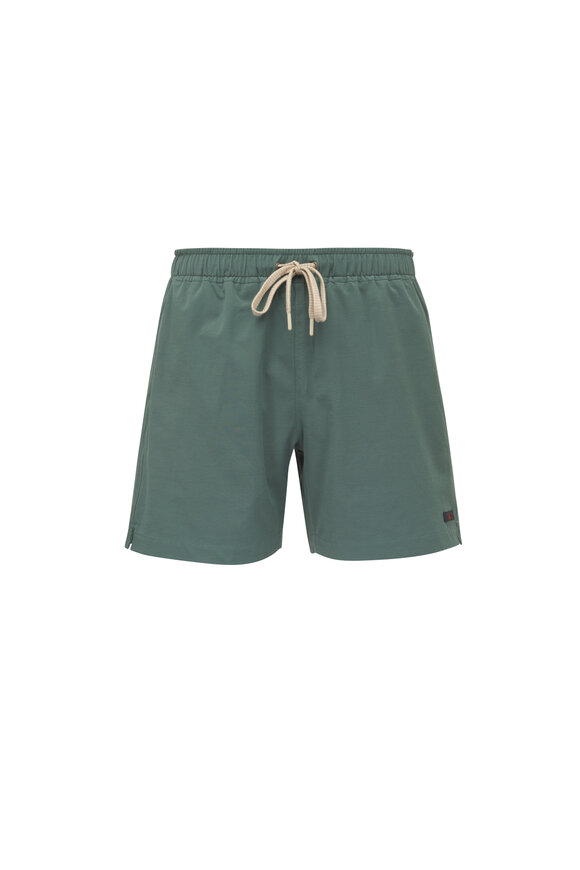 Faherty Brand All Day Island Spruce Swim Trunks