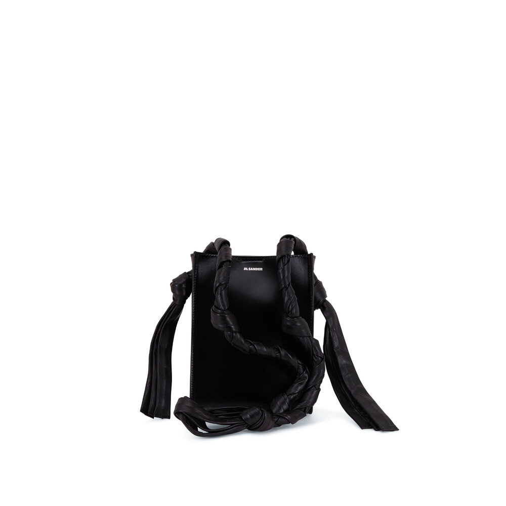 Jil Sander - Tangle Black Leather Rectangle Small Bag