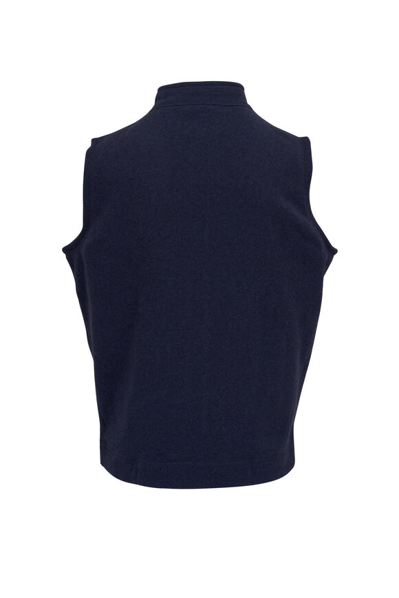 Peter Millar - Navy Crown Sweater Fleece Vest