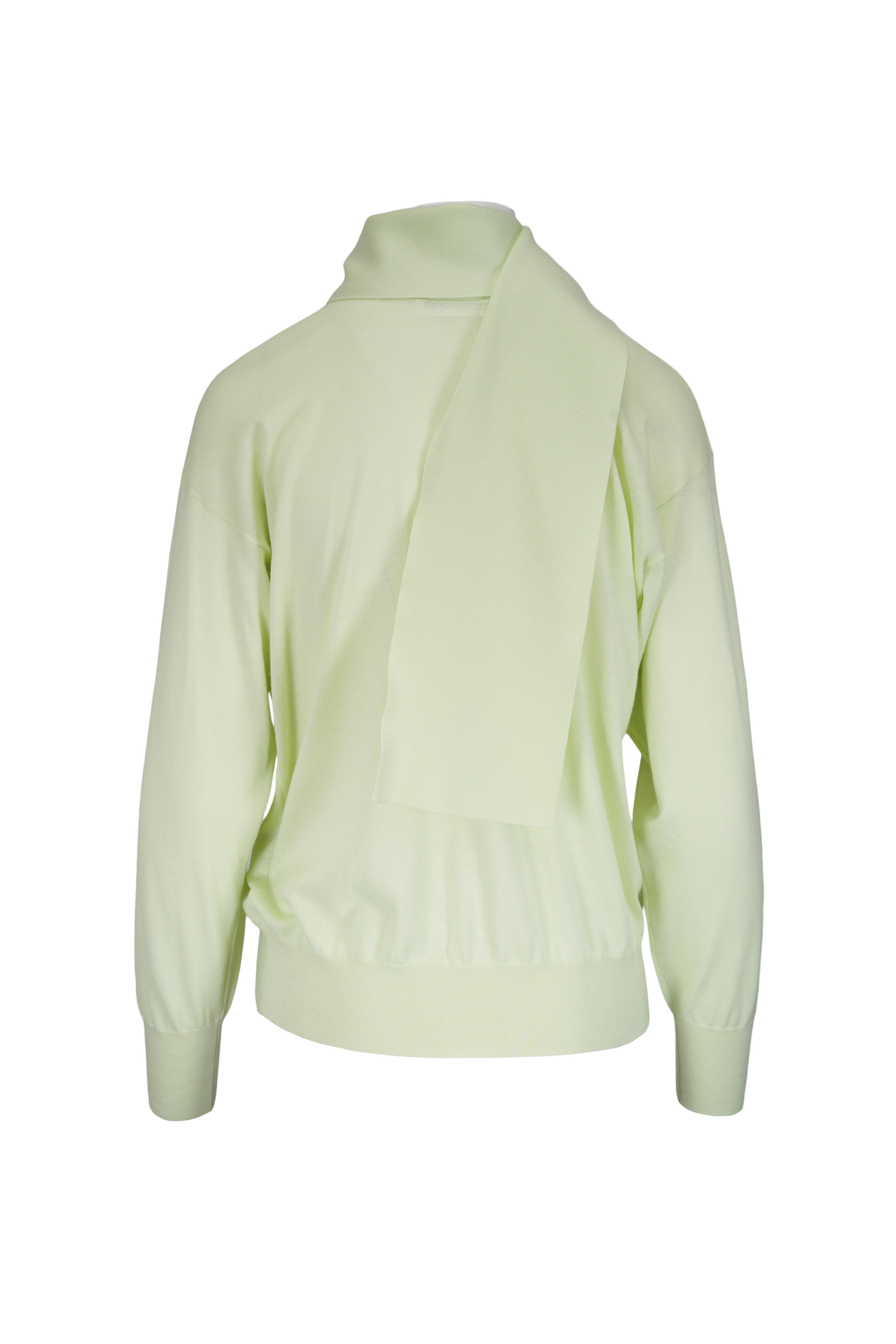 Jil Sander - Pear Cashmere Scarf Cardigan