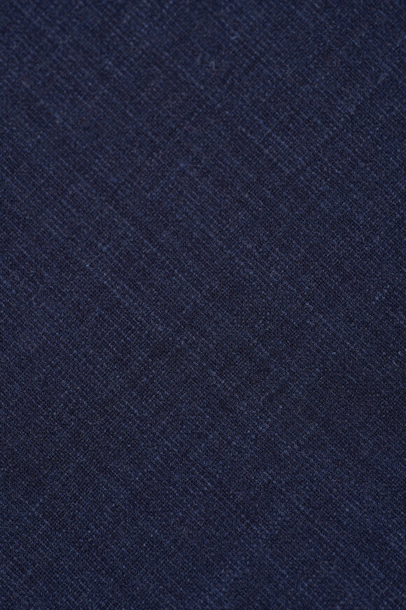 Paolo Albizzati - Navy Wool, Silk & Linen Necktie 