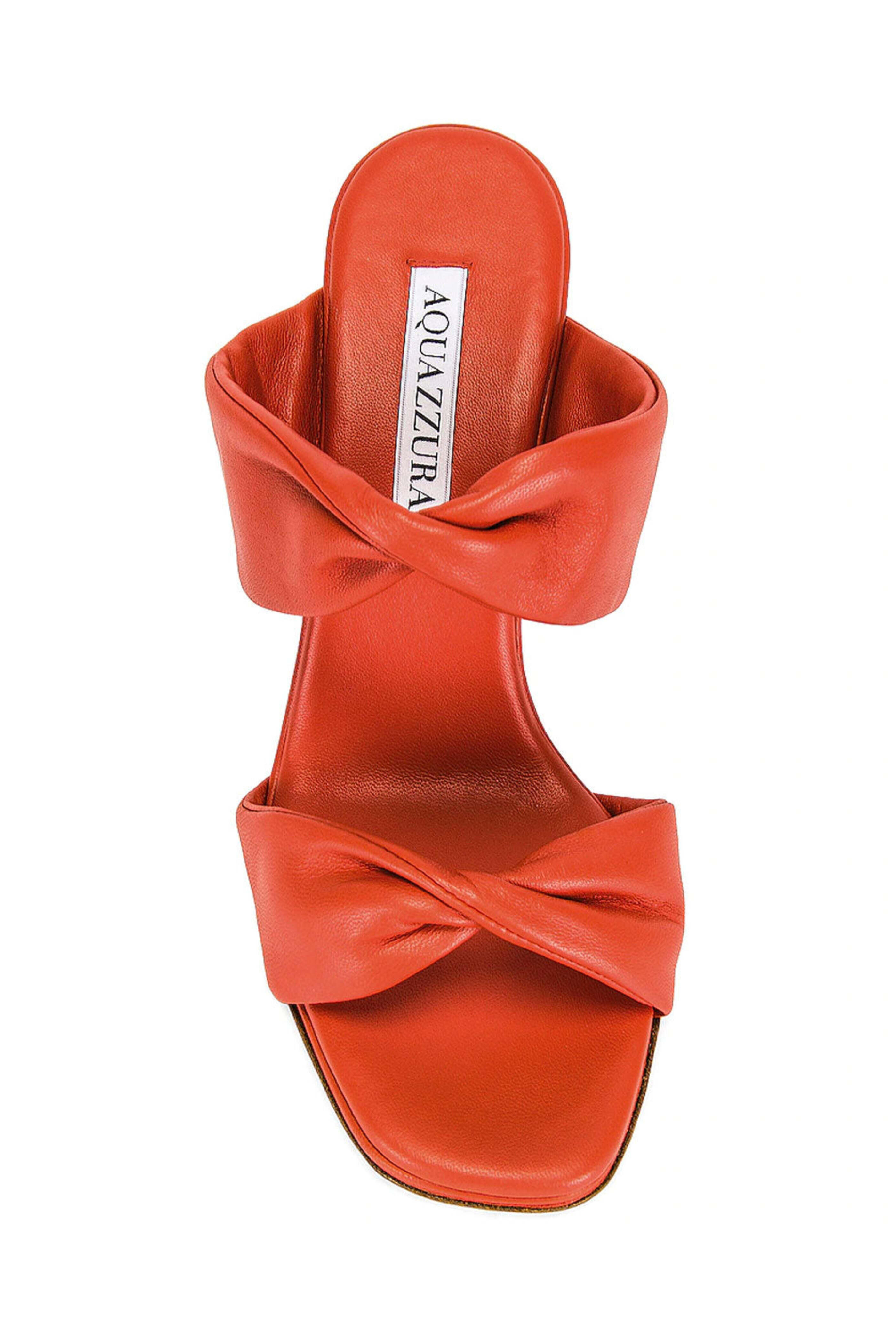 Aquazzura - Twist 95 Sandal in Mandarin