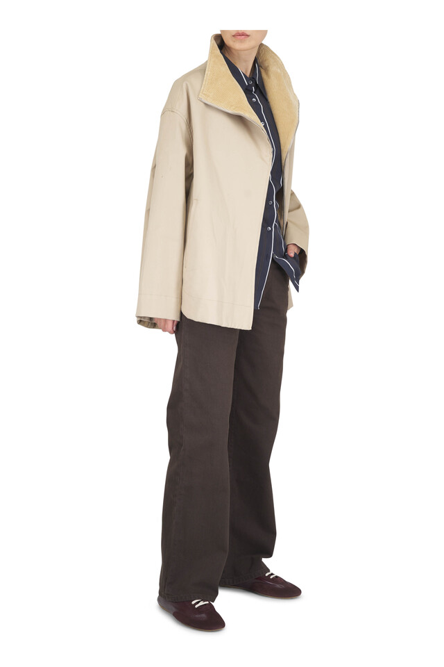 Designer outfit featuring Lewis Vintage Dark Red Suede Sneaker and Harvest Moon Dark Chocolate Wide Leg Jean