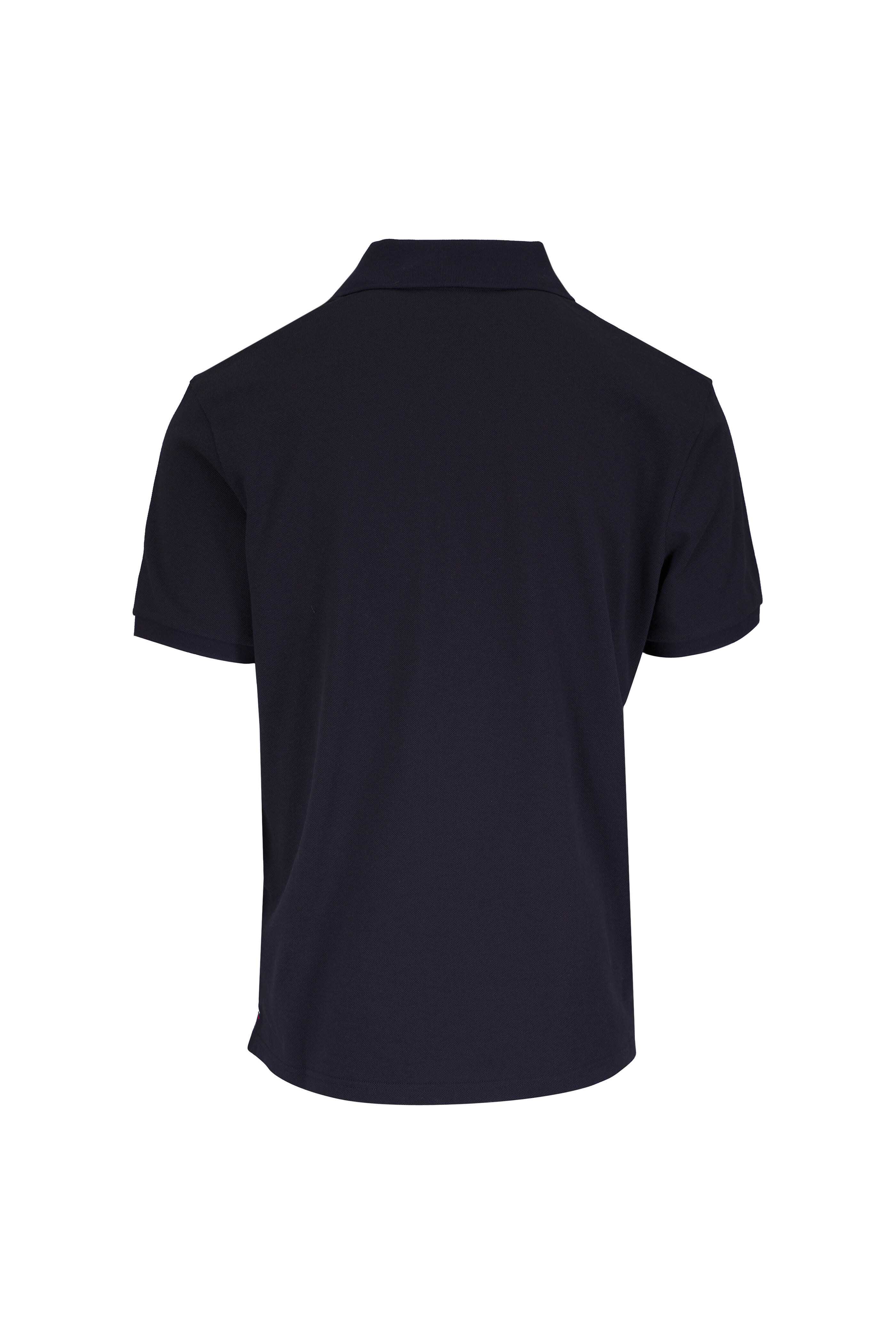 Moncler - Logo Patch Navy Blue Short Sleeve Polo