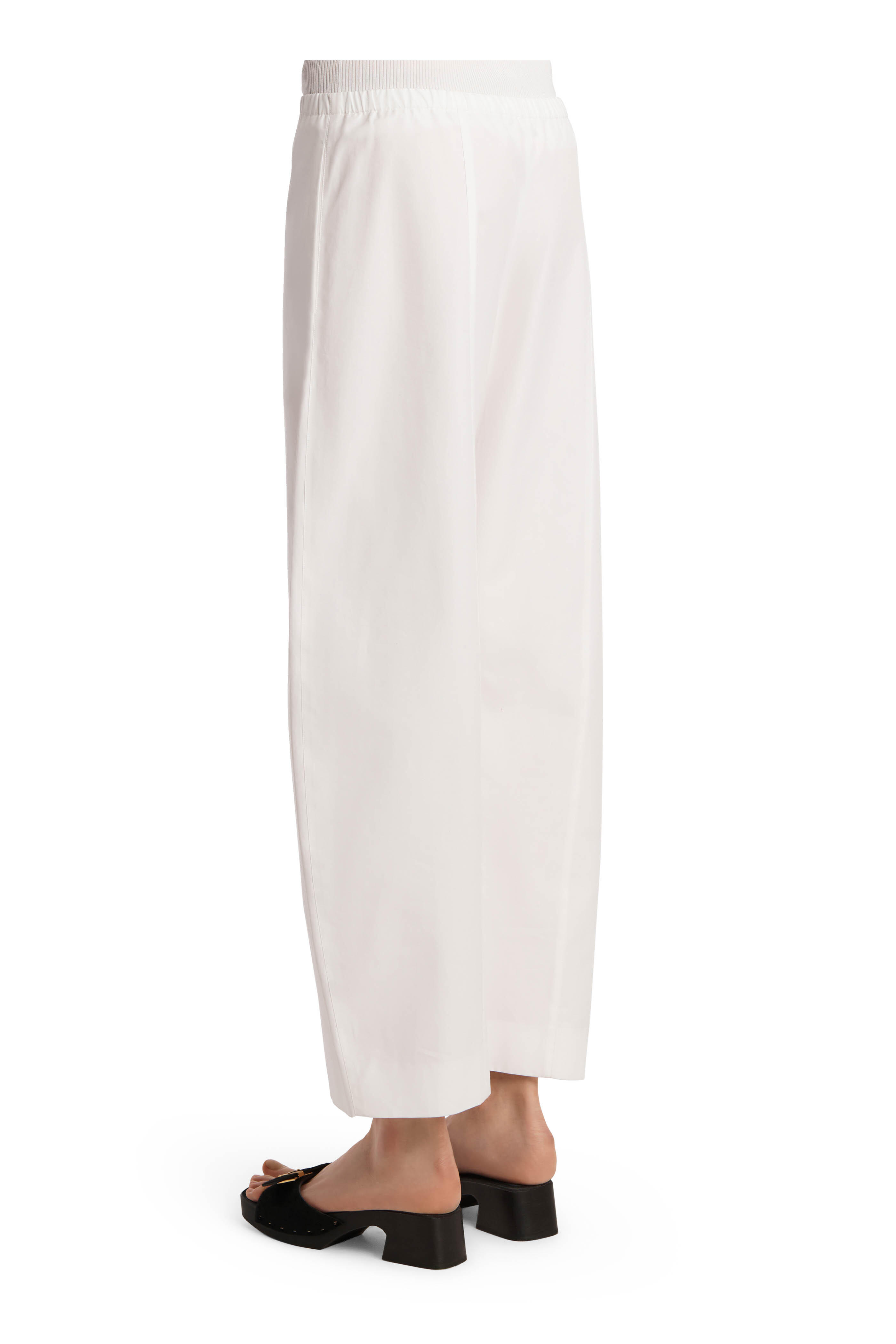 Khaite - Clover White Cotton Poplin Pant