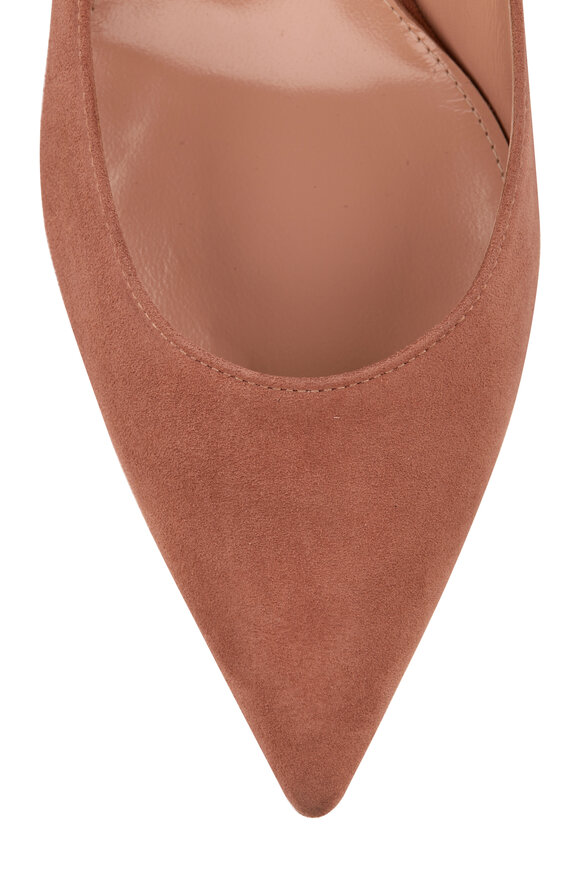 Gianvito Rossi Gianvito Praline Suede Pump, 55mm - view 5