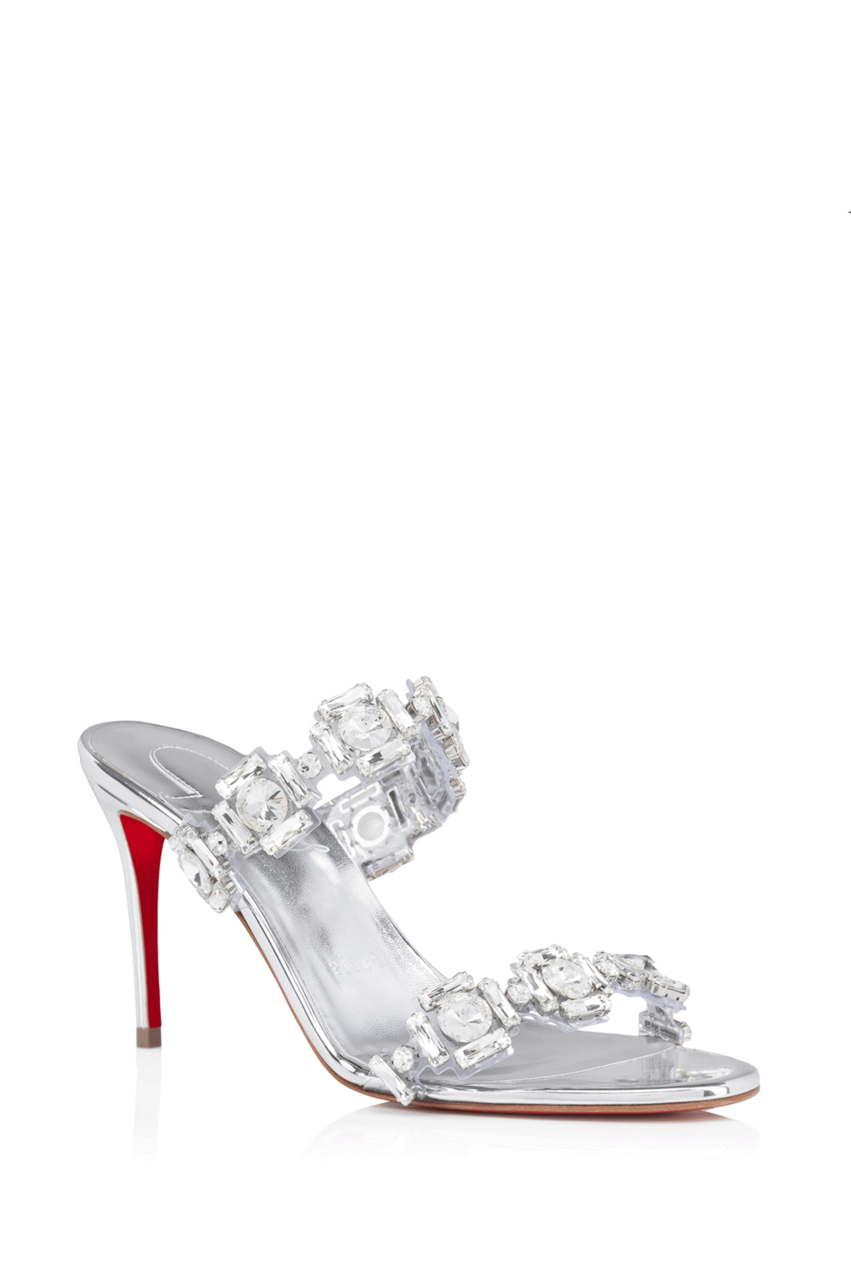 Christian Louboutin - Just Jewel 85 Rhinestone Mule in