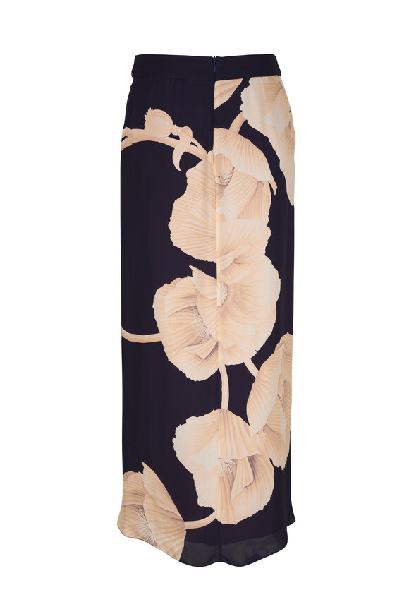 Johanna Ortiz - Naturalism Floral Silk Wrap Skirt