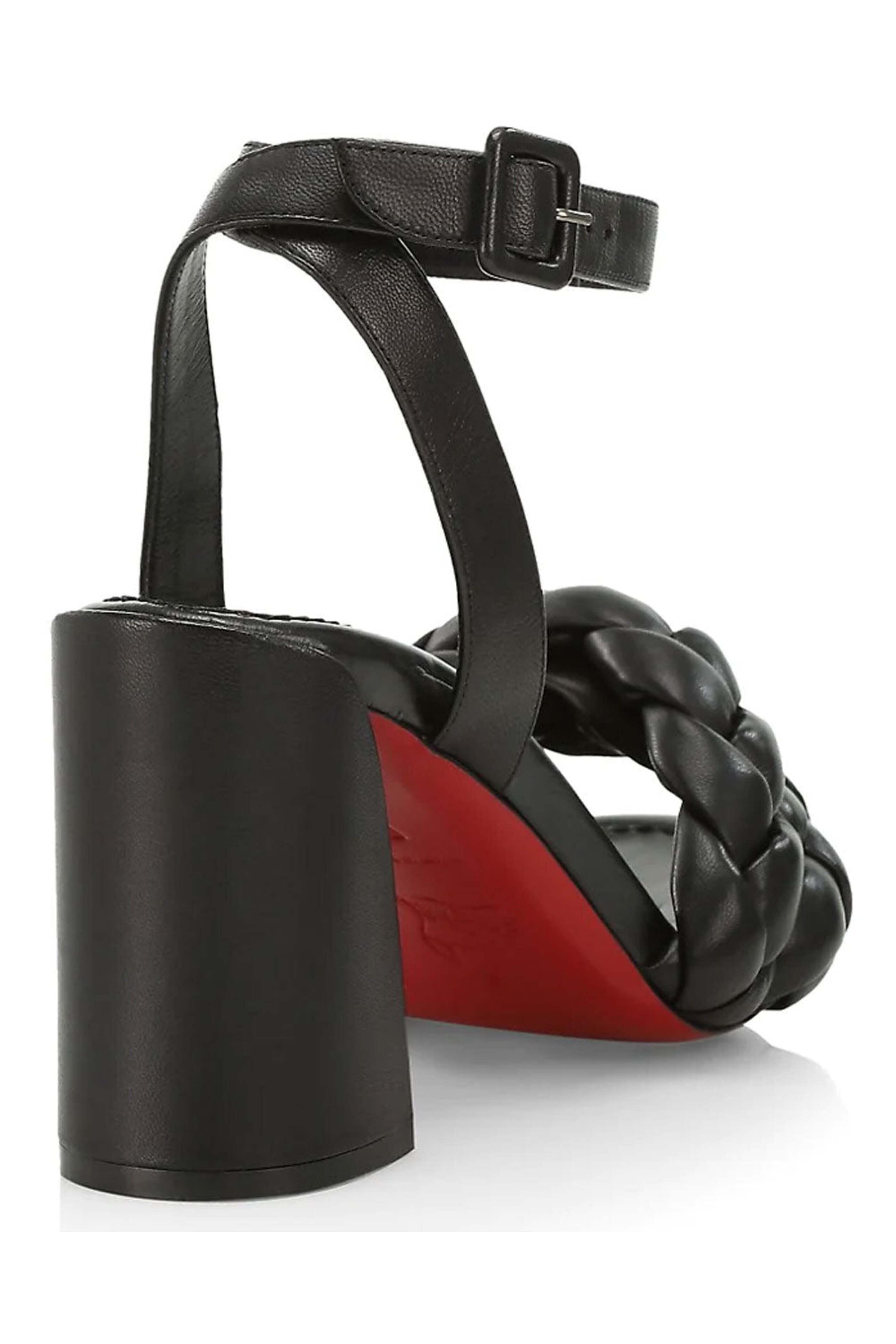 【関税送料込】ルブタン Brio Braided Block Heel Sandal 関税送料込】ルブタン Brio Braided Block Heel Sandal