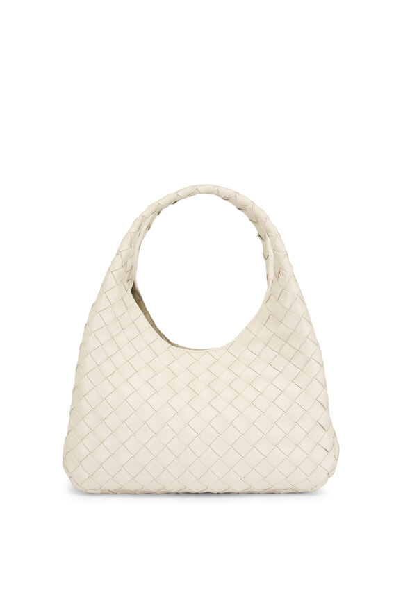 Bottega Veneta Small Campana Salt Intrecciato Leather Bag
