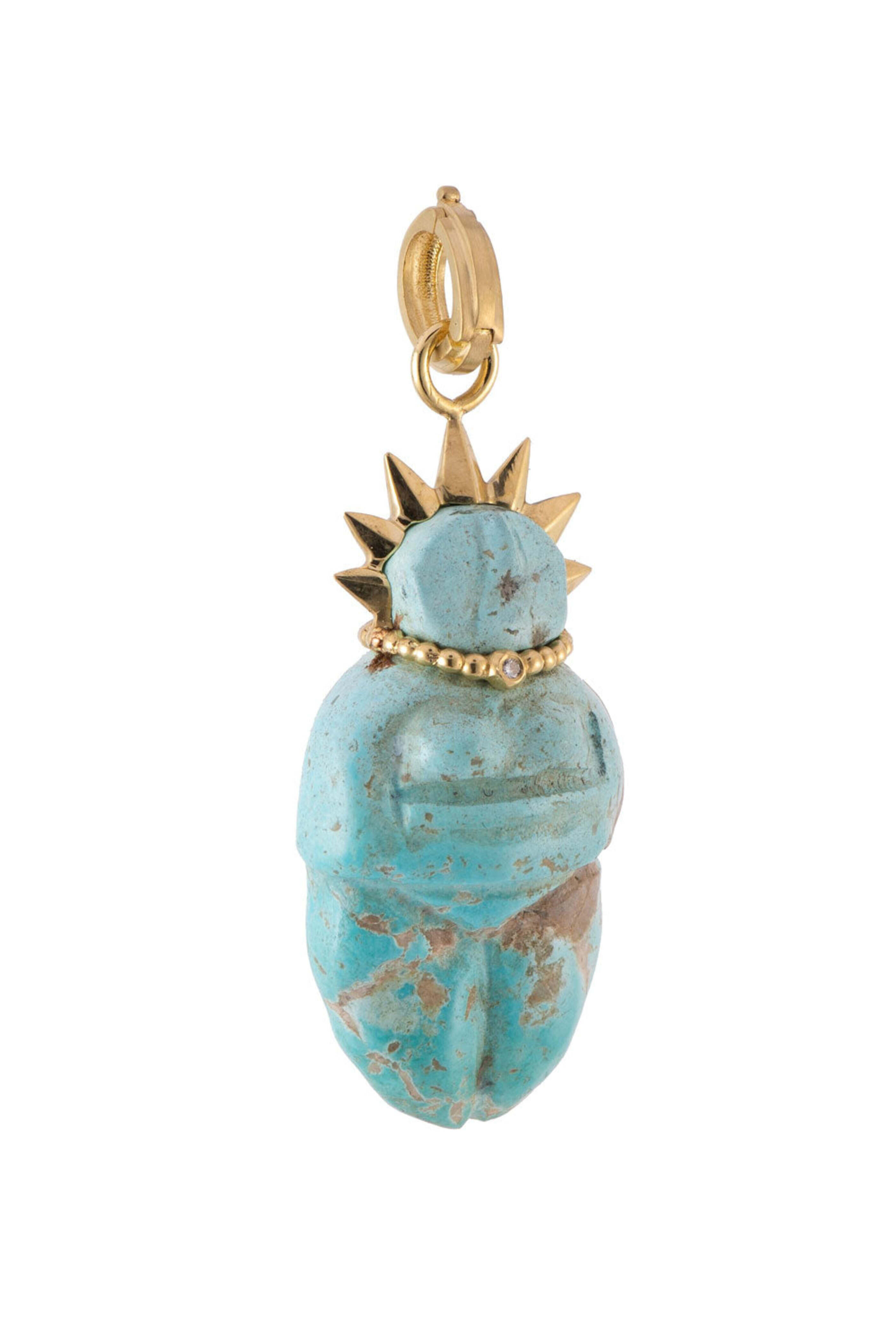 Sylva & Cie - Turquoise Woman Power Pendant