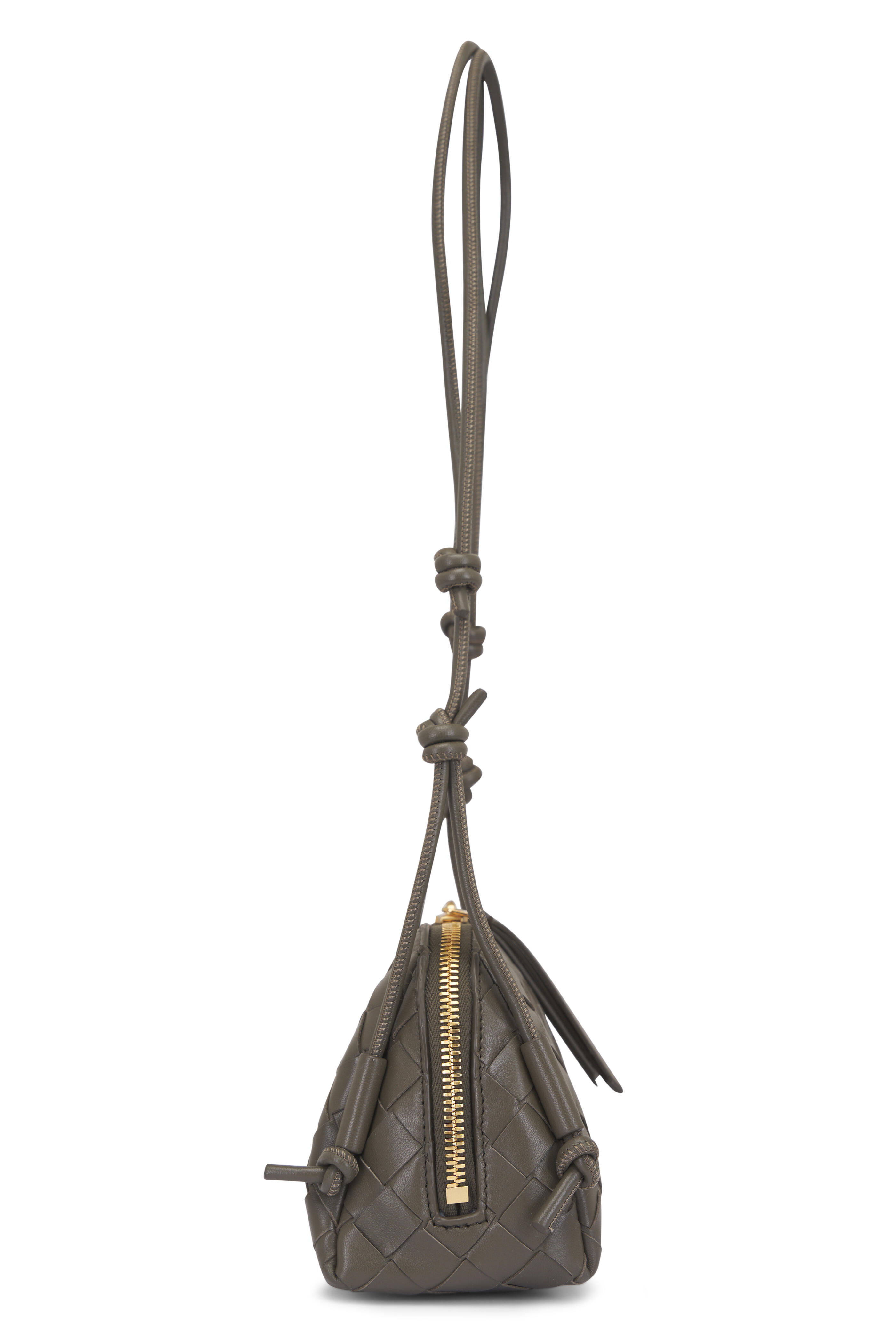 Bottega Veneta - Concert Cypress Intrecciato Leather Pouch