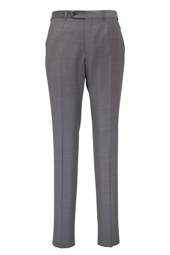 Zegna Trofeo Medium Gray Wool Suit - view 5