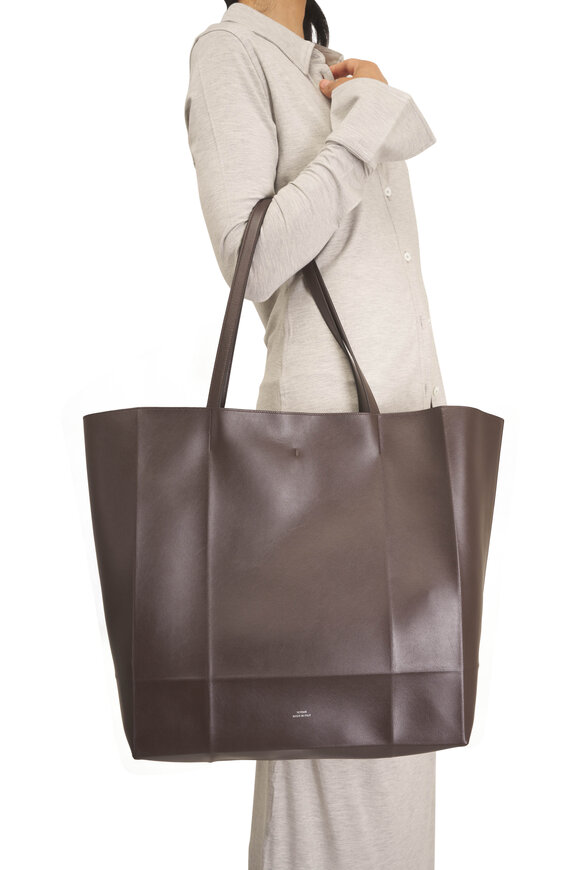 Totême Roam Brown Leather Tote - view 2