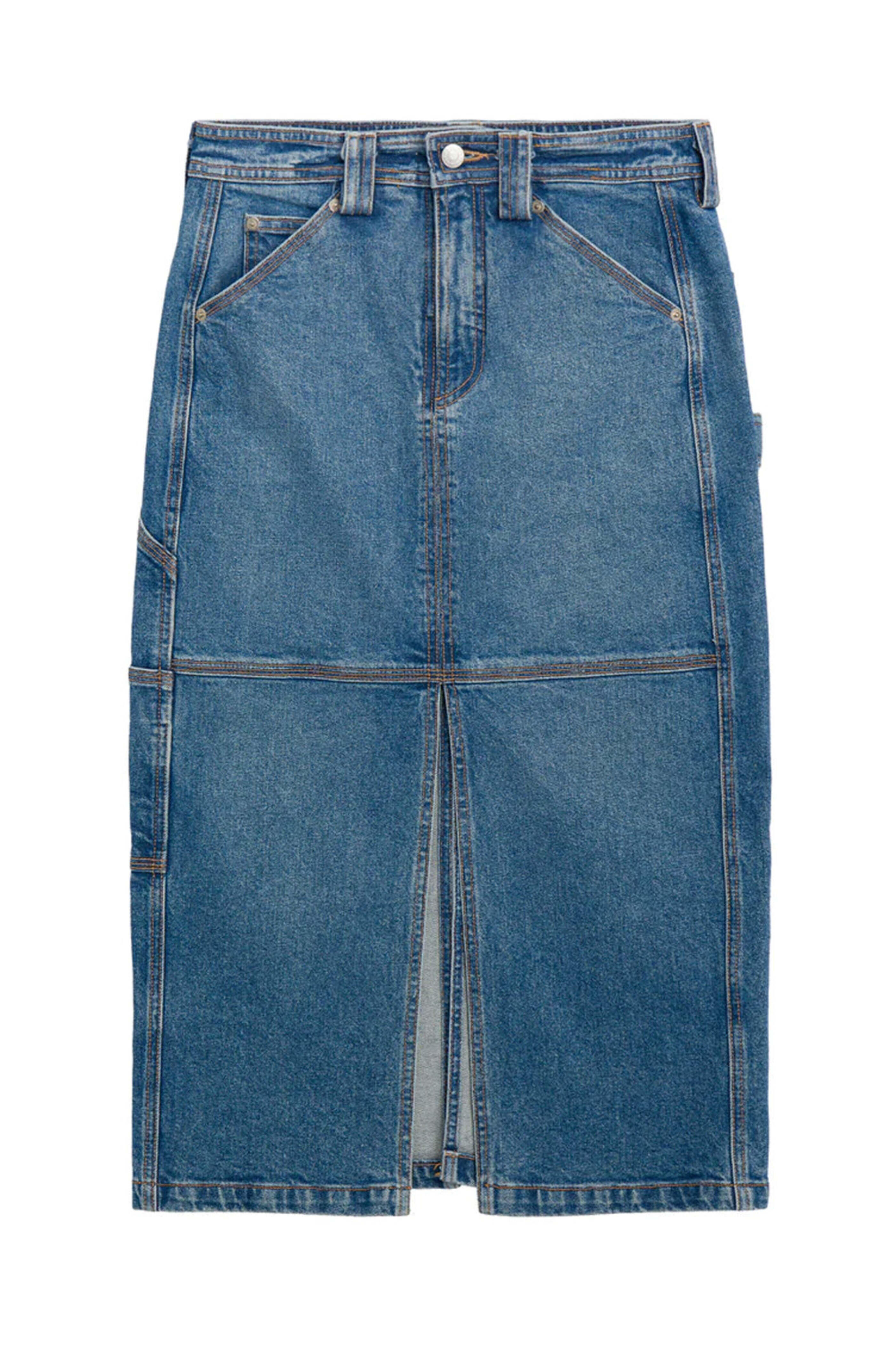 A.L.C. - Medium Wash Denim Alden Skirt