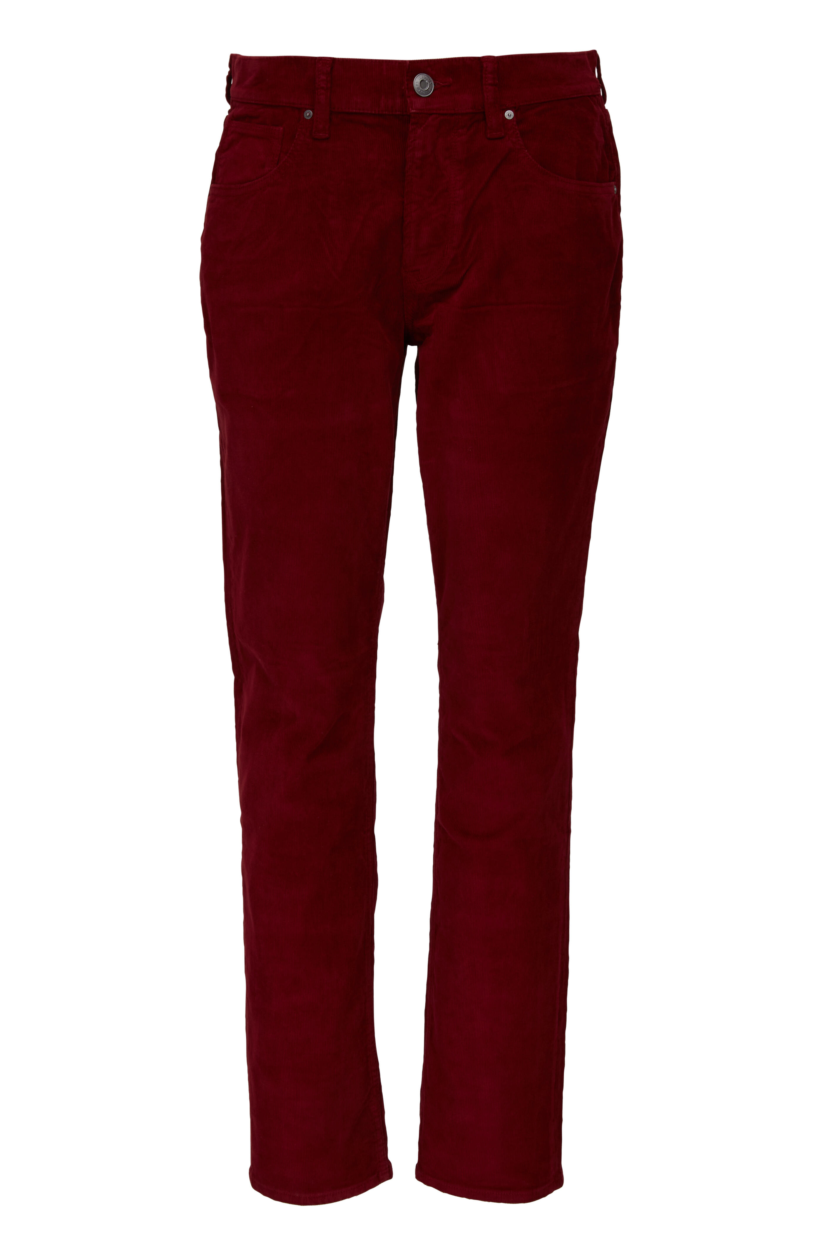 Hudson - Blake Mahogany Corduroy Slim Straight Jean