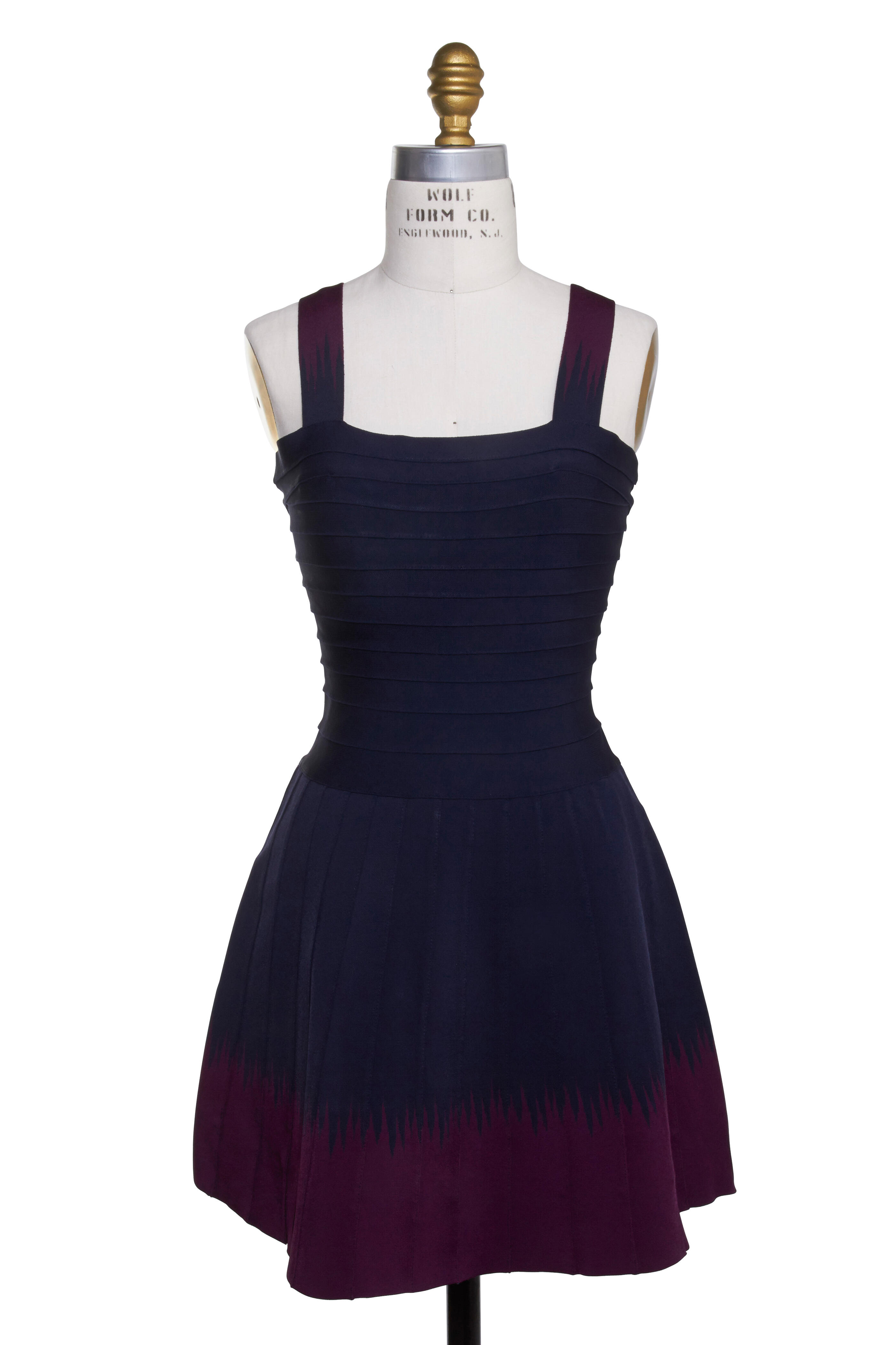 Herve Leger - Navy Blue Bandage Dress