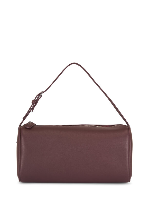 The Row 90's Burgundy Leather Shoulder Bag - view 1