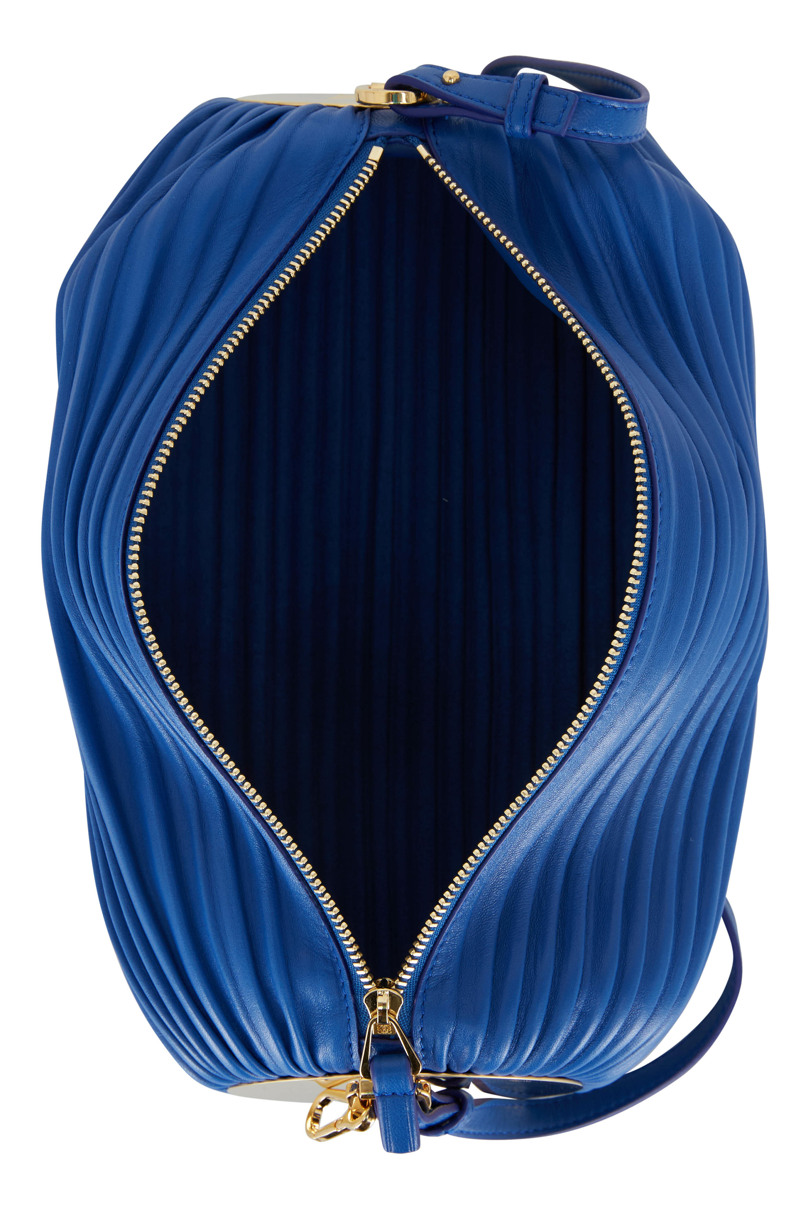 Loewe - Bracelet Royal Blue Leather Pouch Bag