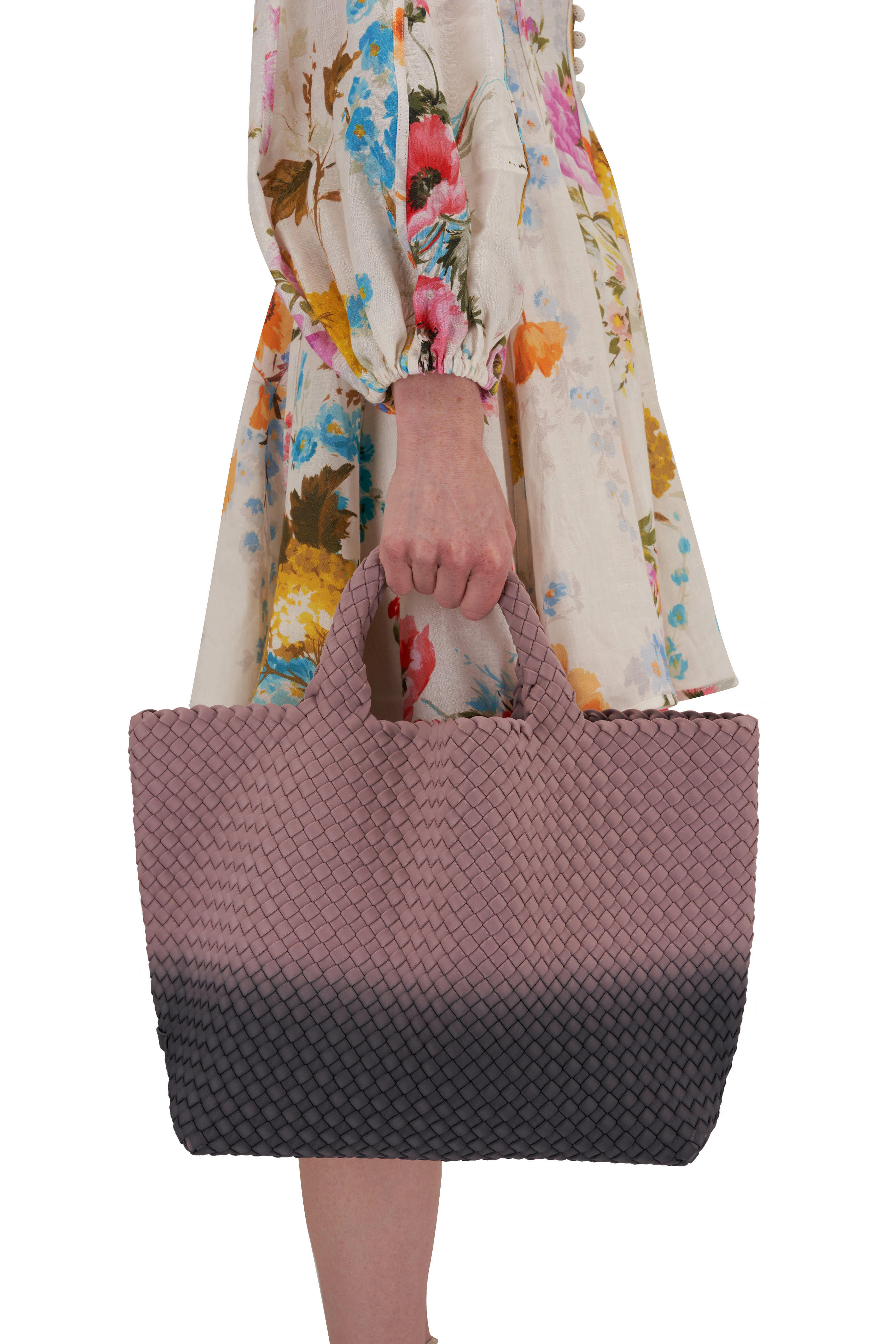 環境に配慮した★NAGHEDI★St. Barths Large Tote Dip Dyed St. Barths Large Tote Dip Dyed | Java
