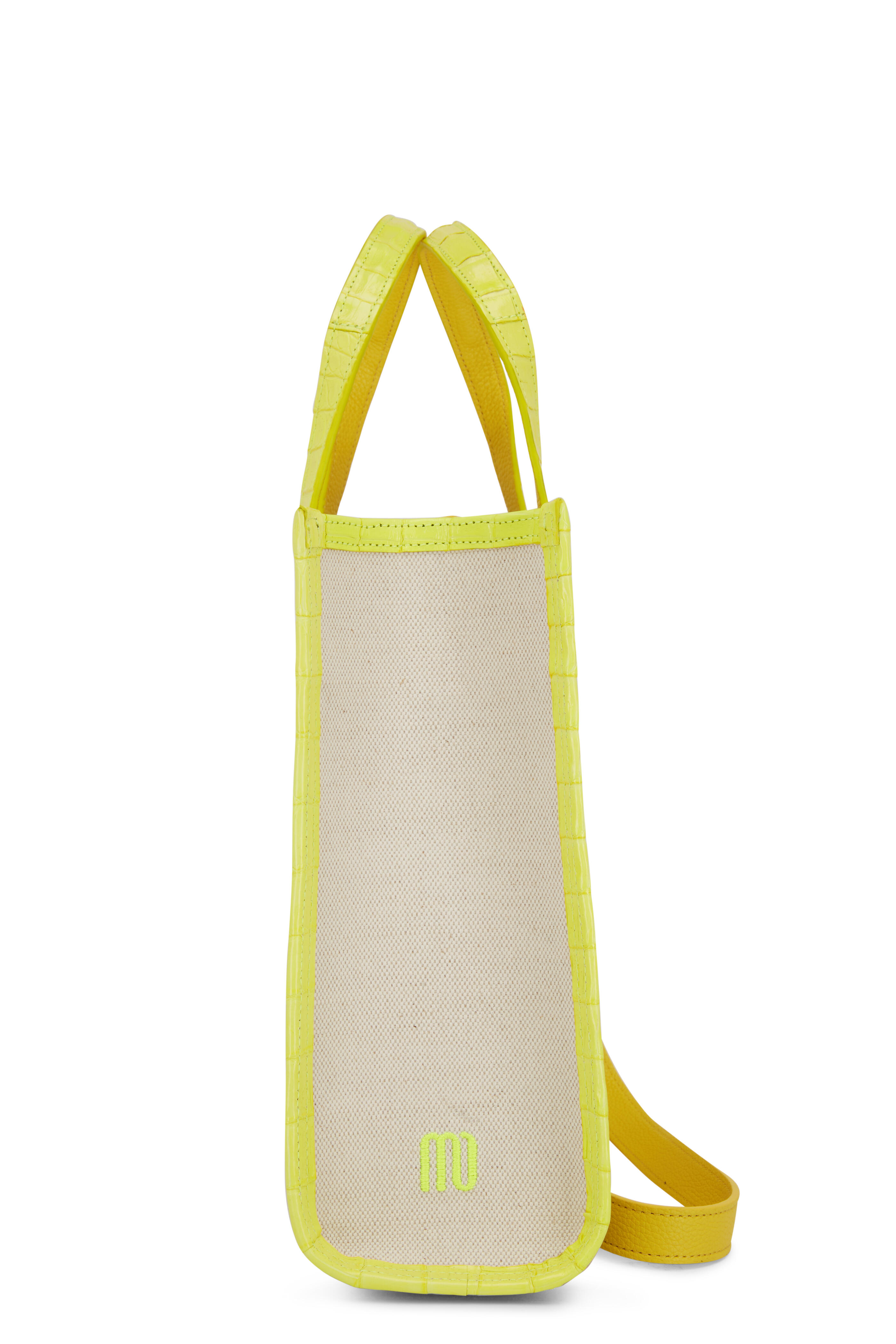 Maria Oliver - Martina Giallo Yellow Canvas Tote